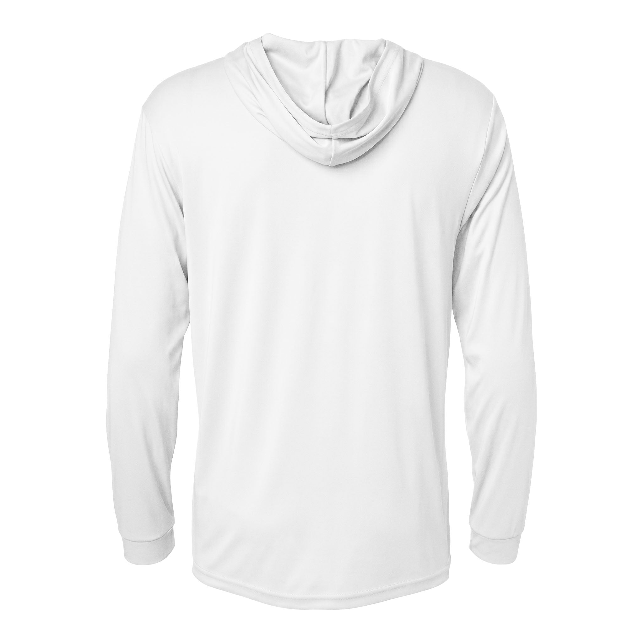 Paragon 220 custom long sleeve t-shirt in aluminum, back view