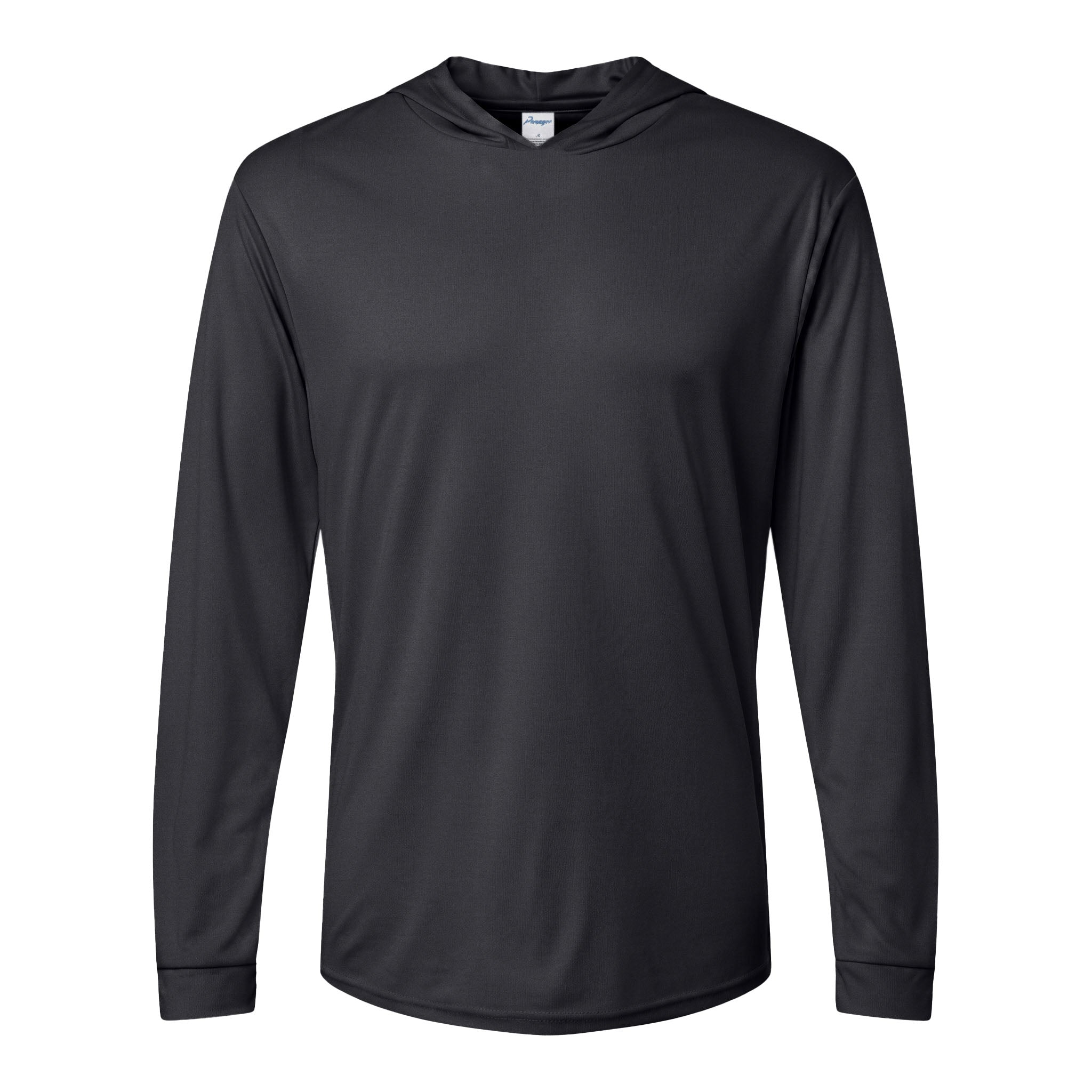 Paragon 220 custom long sleeve t-shirt in black, front view