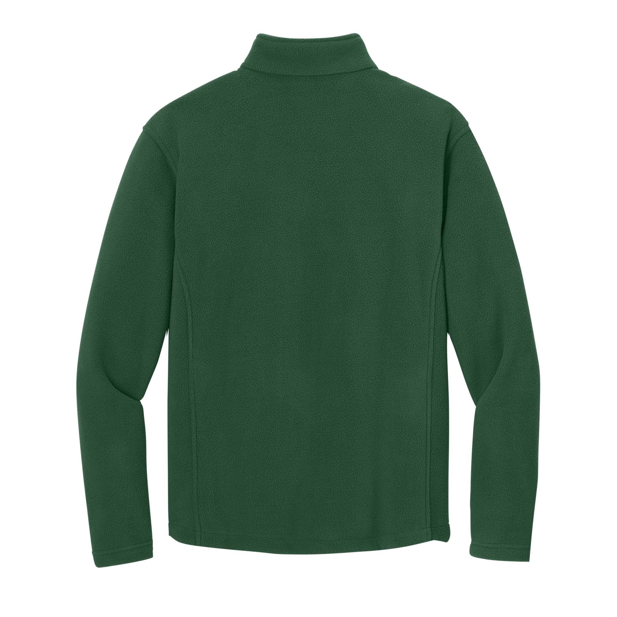 Port Authority F217 custom jacket in forest green, back view