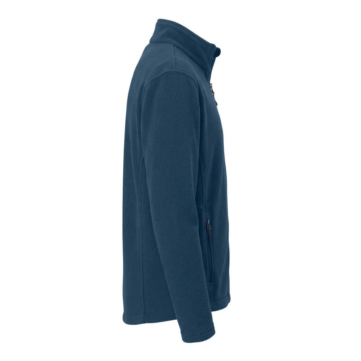 Port Authority F217 custom jacket in insignia blue, right side view