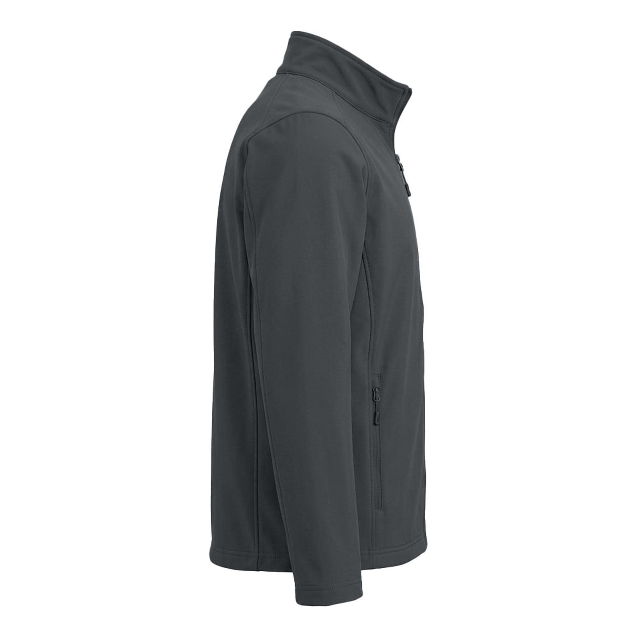 Port Authority J317 custom jacket in battleship grey, right side view