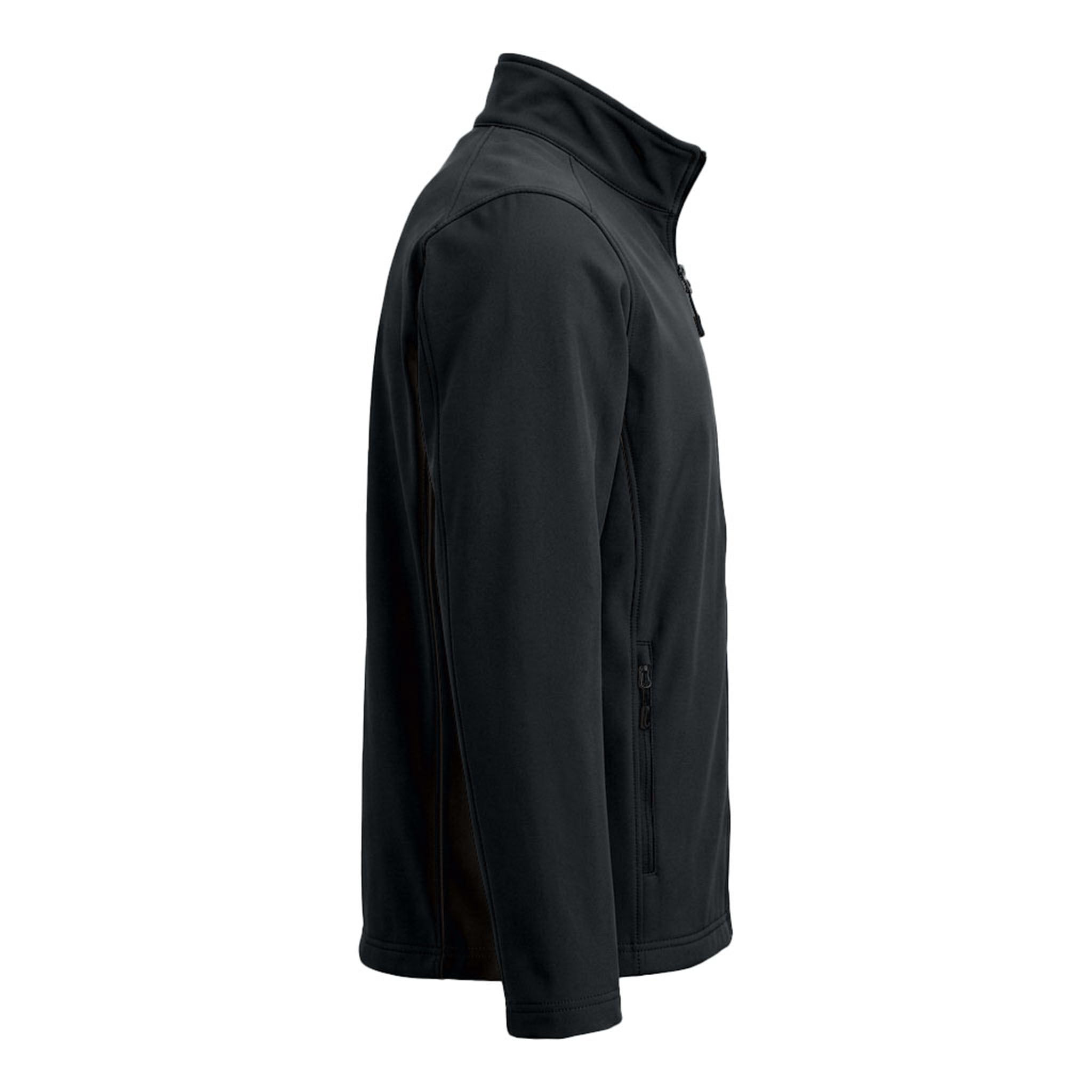 Port Authority J317 custom jacket in black, right side view