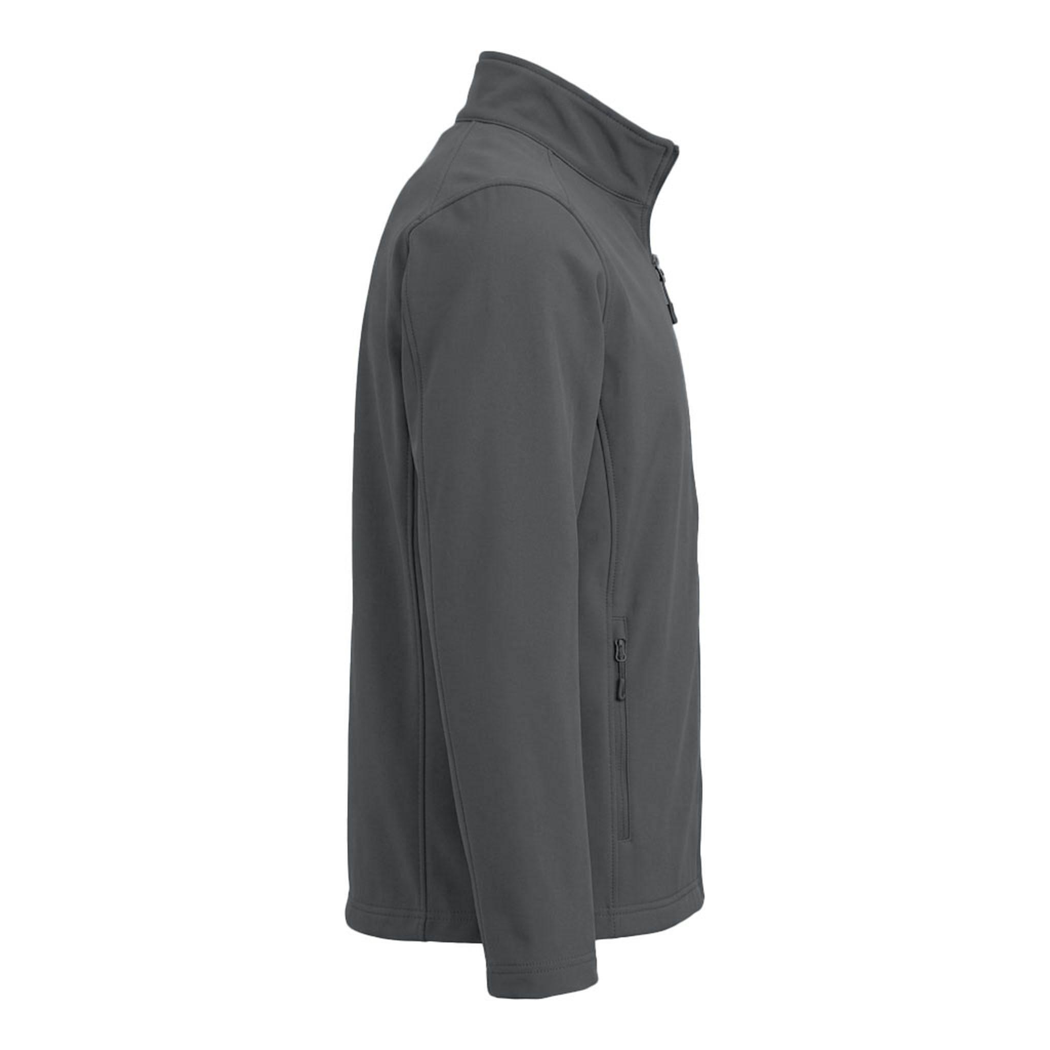 Port Authority J317 custom jacket in deep smoke, right side view