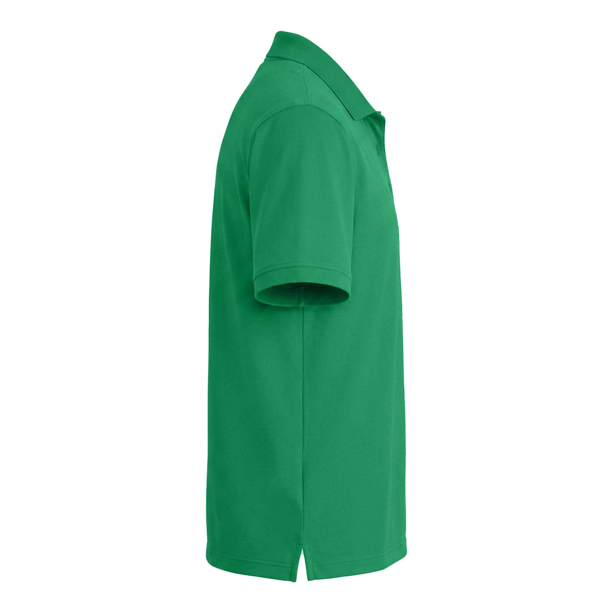 Port Authority K110 custom polo in bright kelly green, right side view