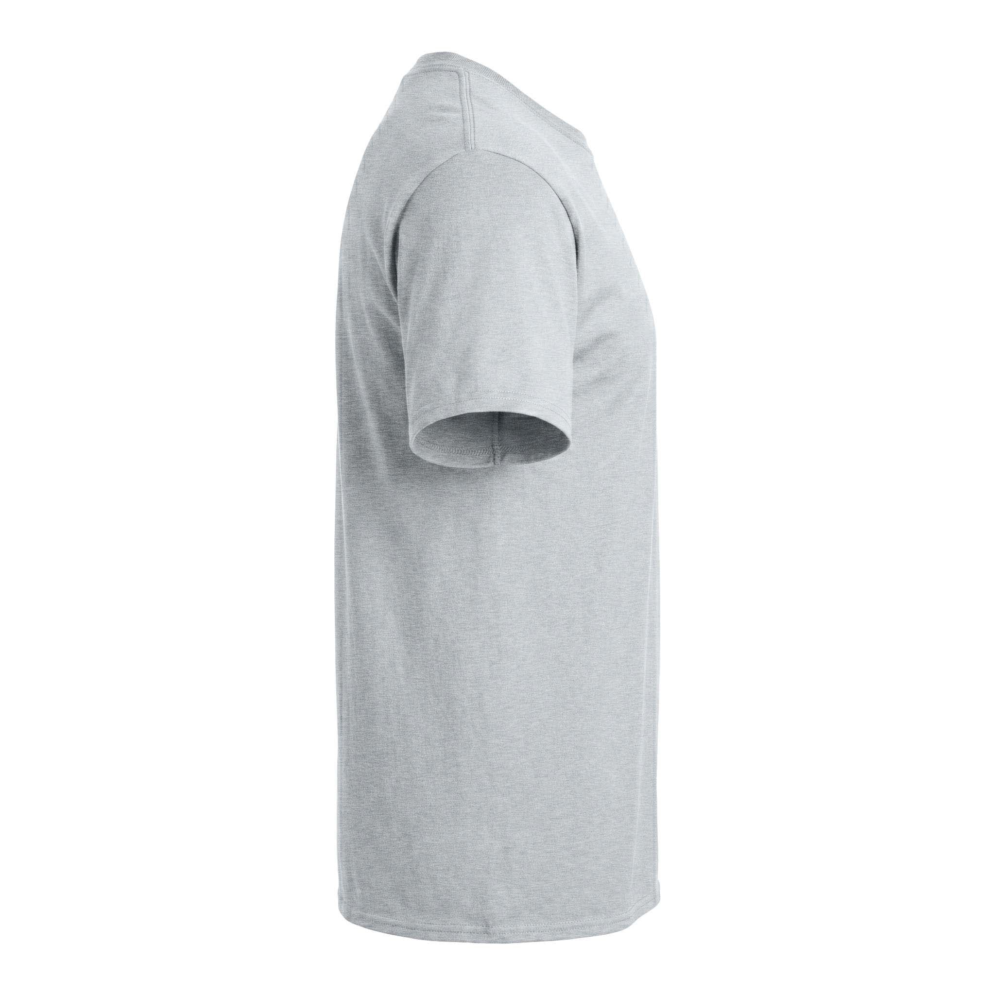 Port & Co PC54 custom short sleeve t-shirt in ash, right side view