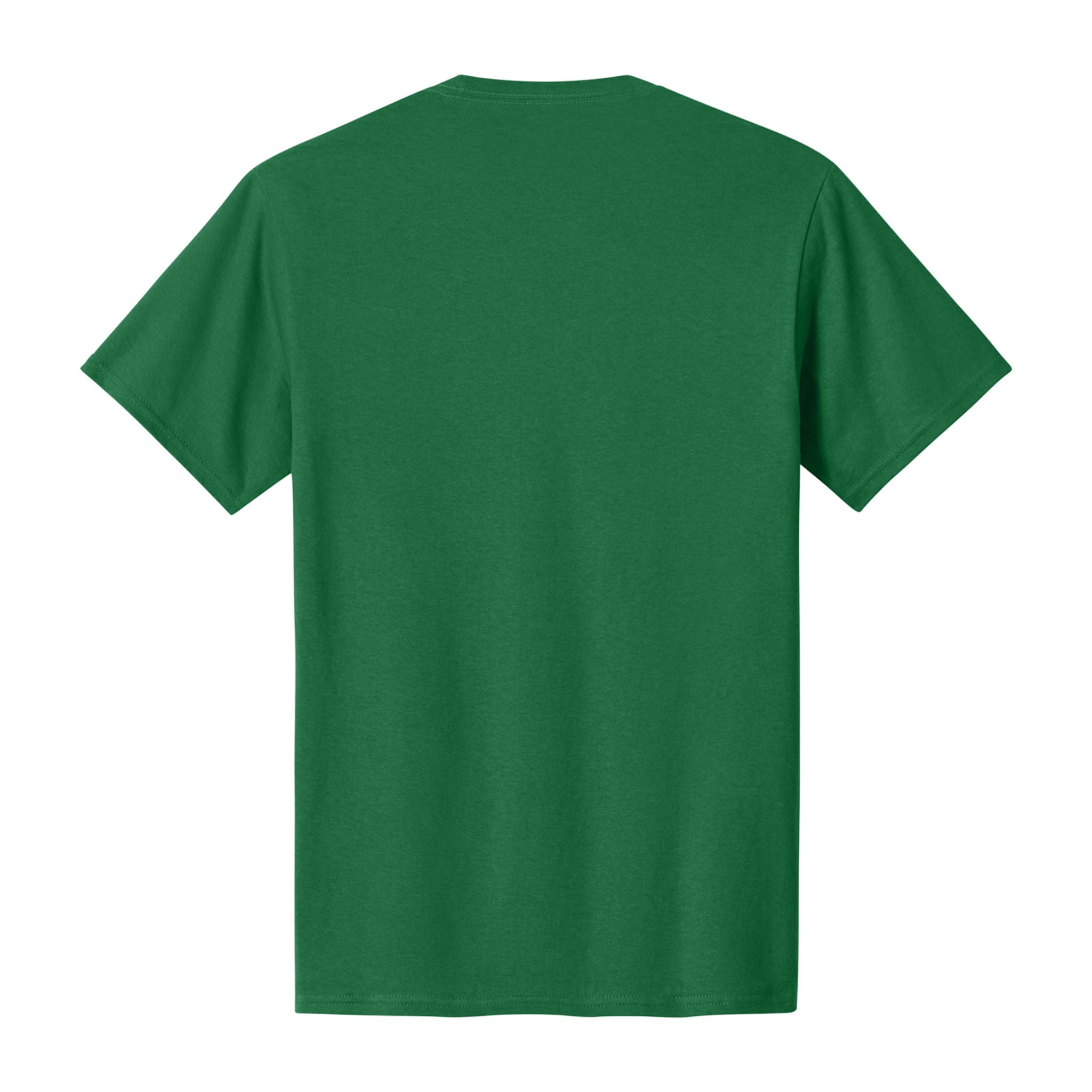 Port & Co PC54 custom short sleeve t-shirt in athletic kelly, back view