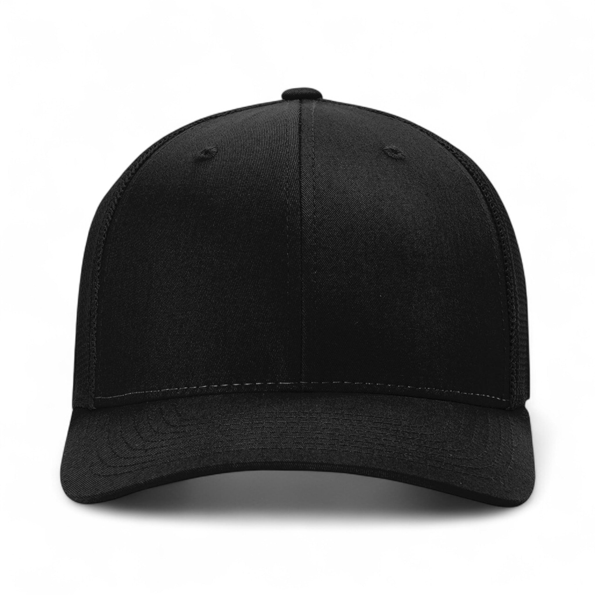 Front view of Richardson 110 custom hat in black