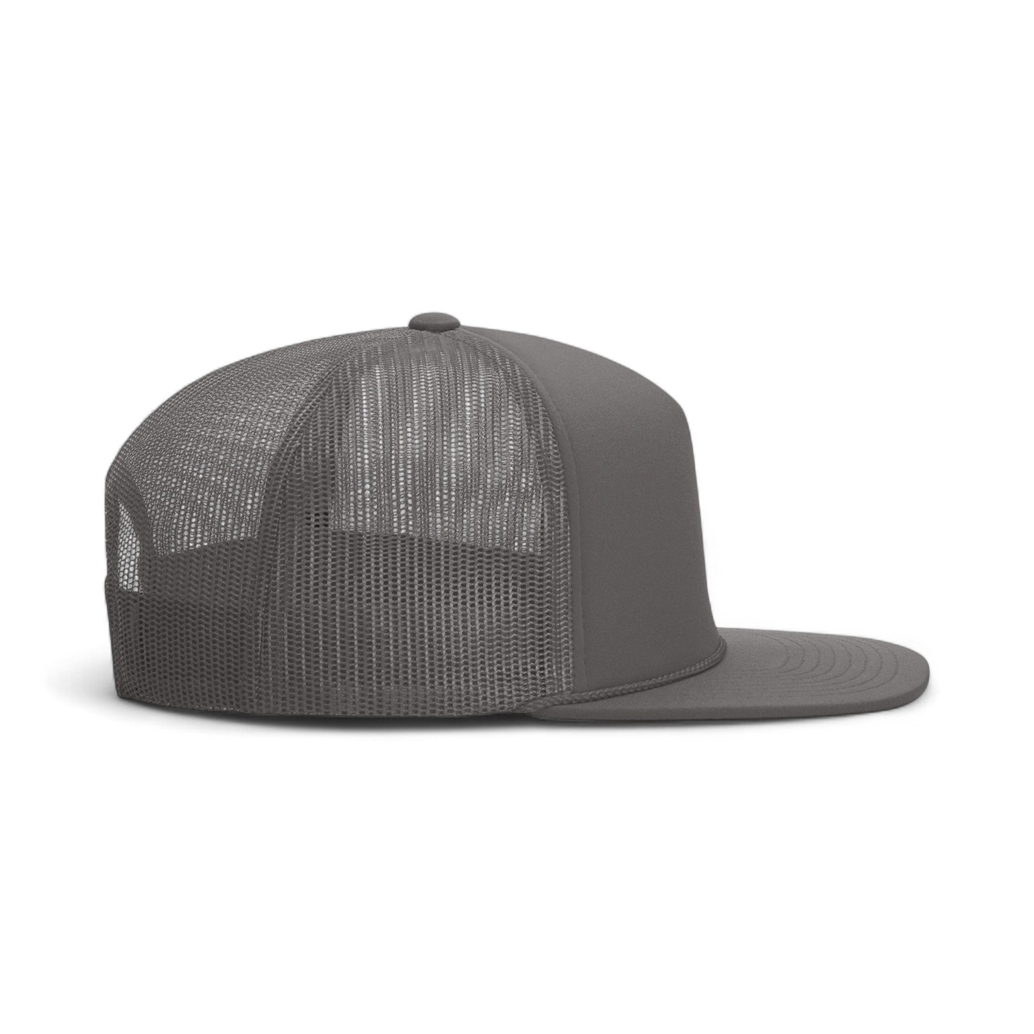 Right side view of Richardson 113 custom hat in charcoal
