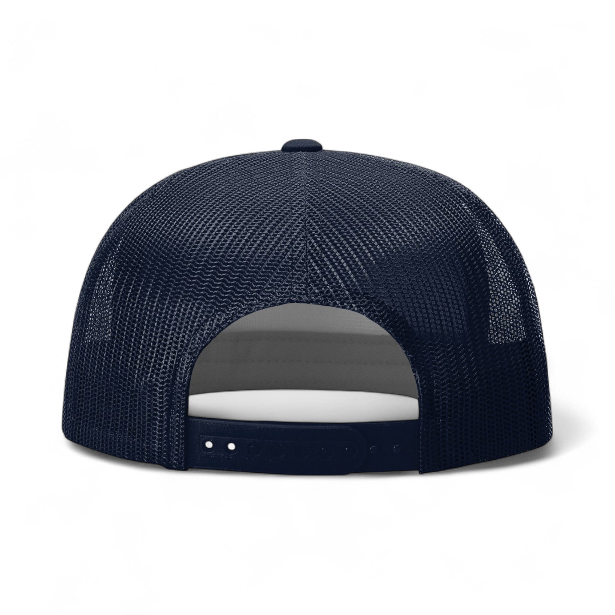 Back view of Richardson 113 custom hat in navy