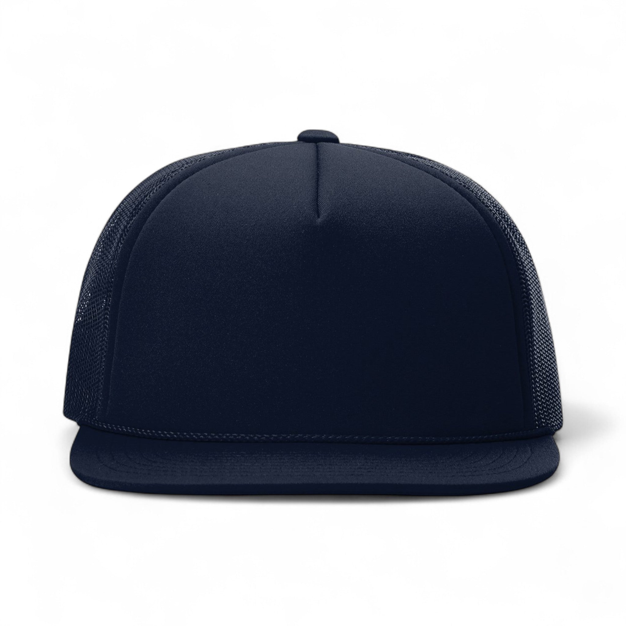 Front view of Richardson 113 custom hat in navy