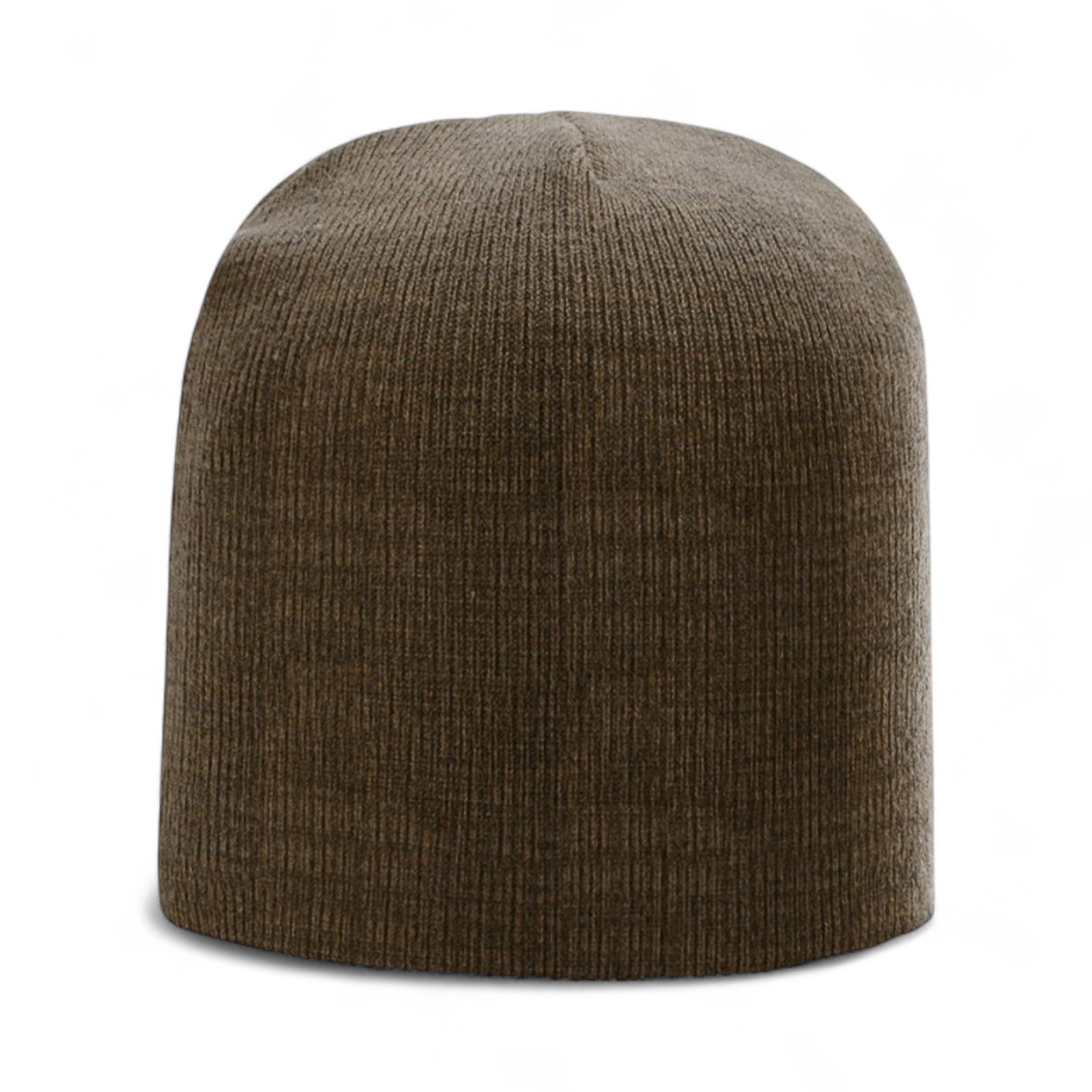 Front view of Richardson 130 custom hat in olive, khaki and light khaki
