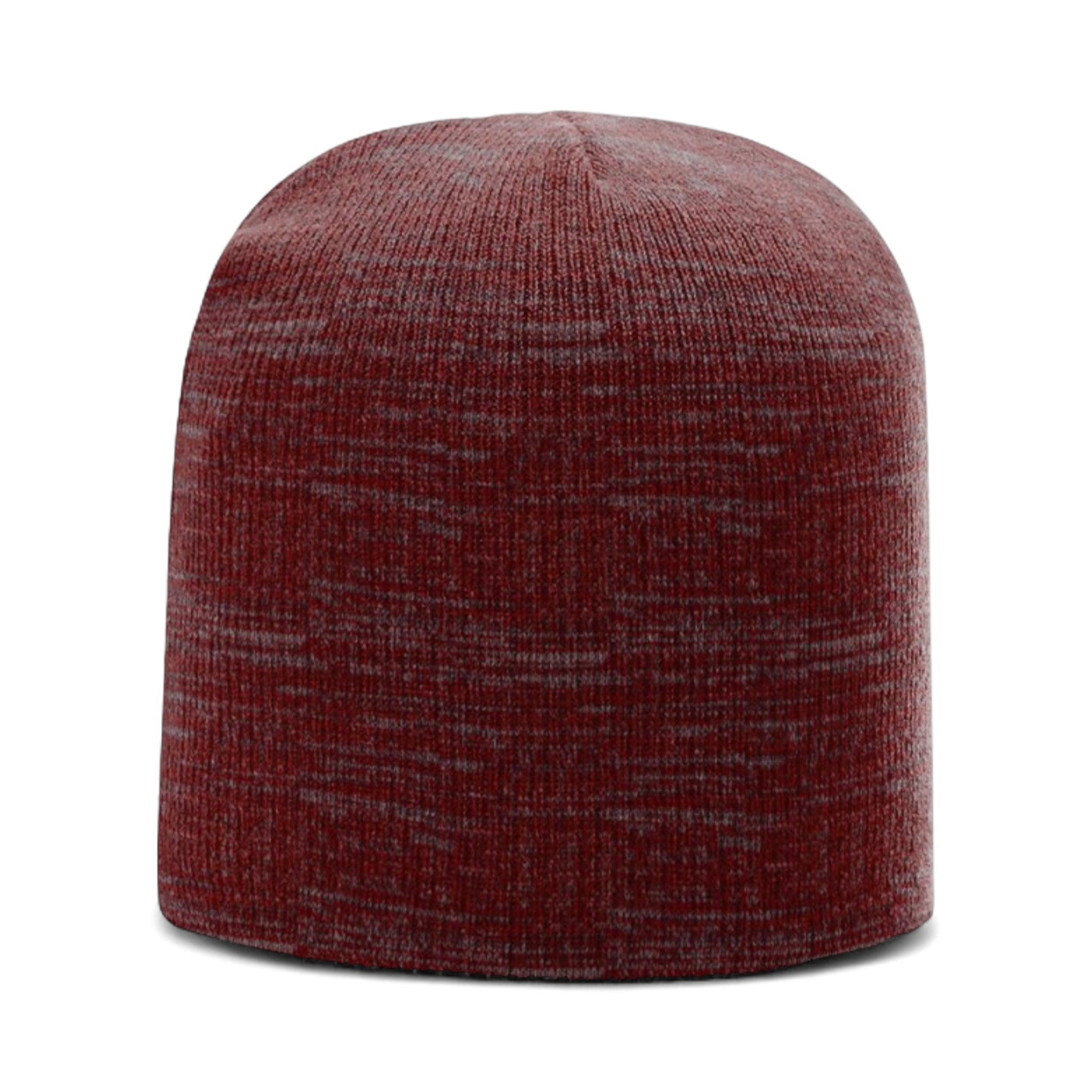 Front view of Richardson 130 custom hat in red, grey and charcoal