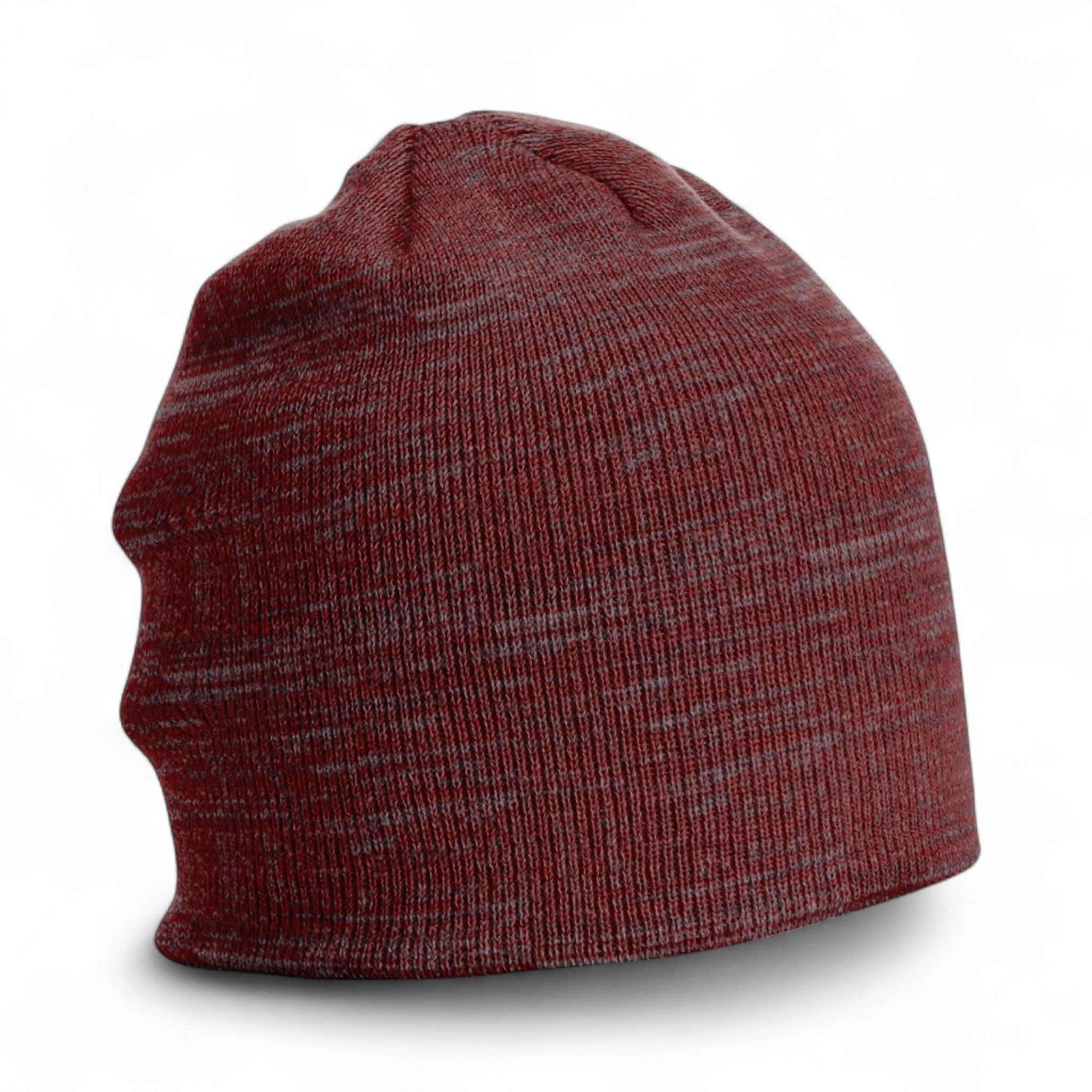Right side view of Richardson 130 custom hat in red, grey and charcoal