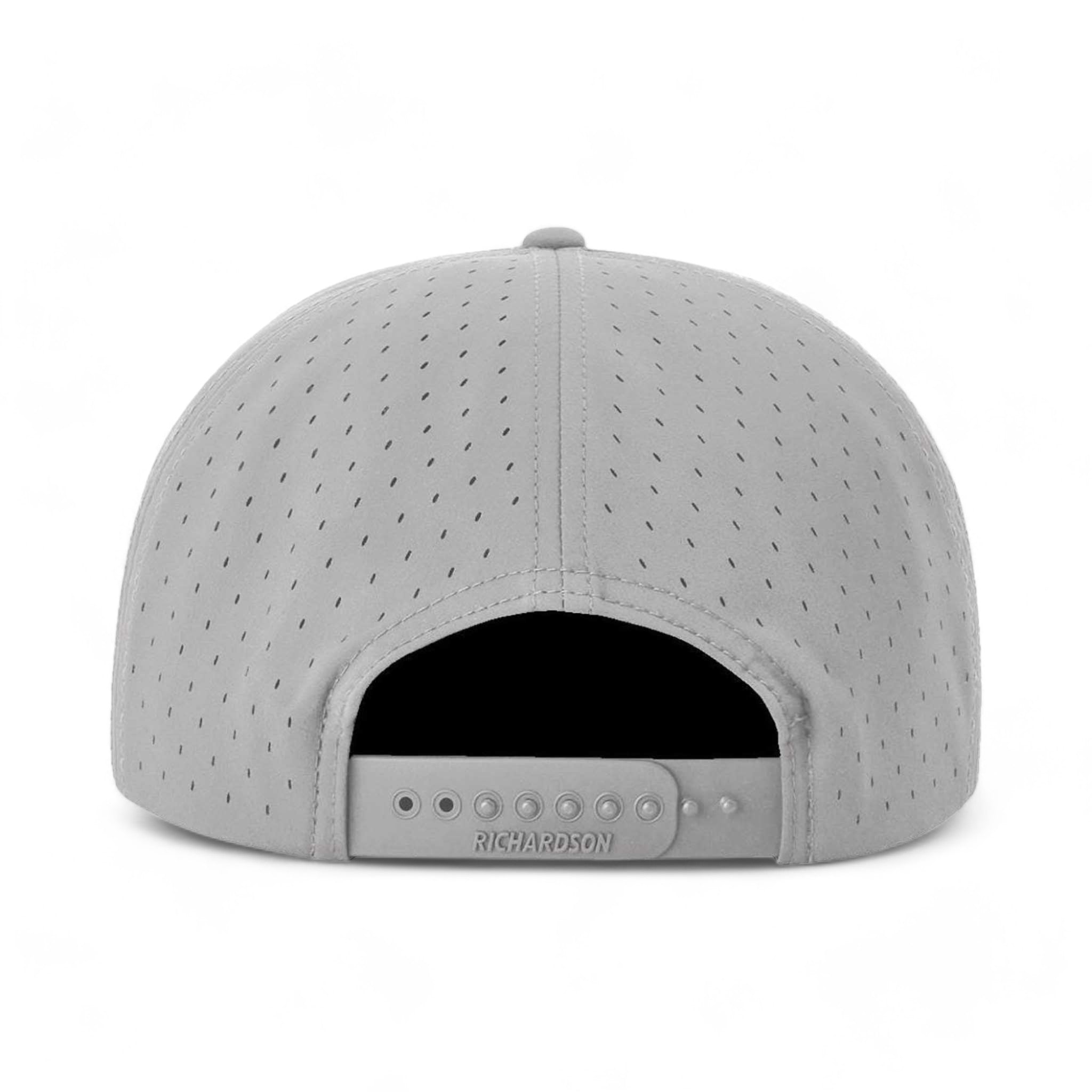 Back view of Richardson 169 custom hat in grey