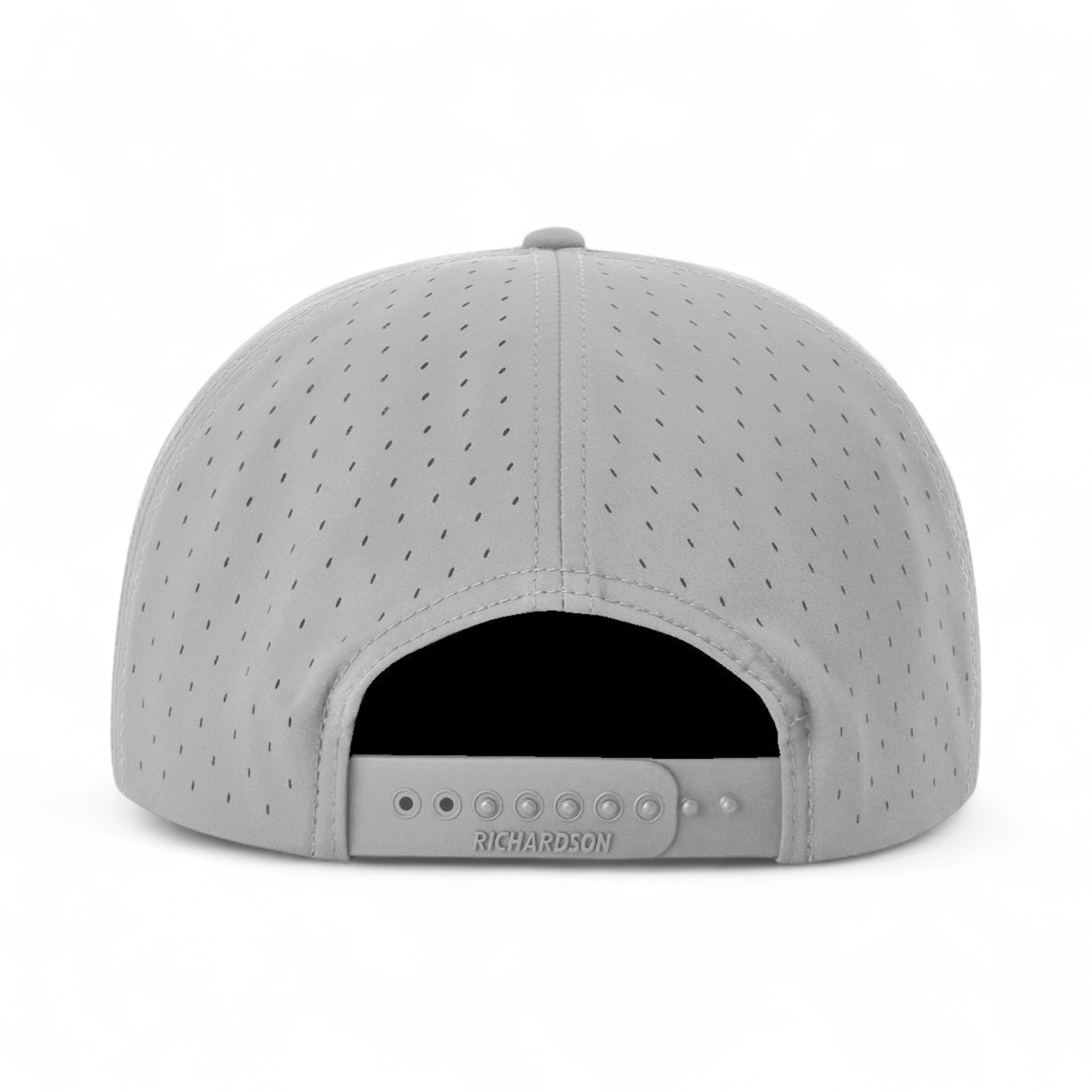 Back view of Richardson 169 custom hat in grey