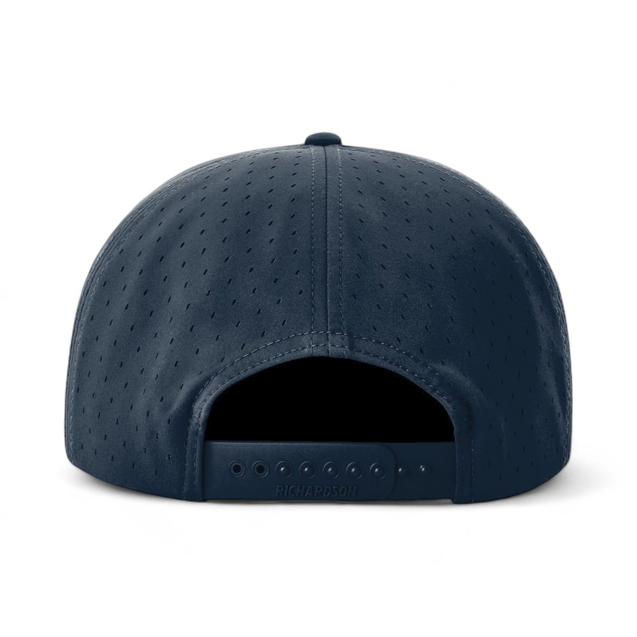 Back view of Richardson 169 custom hat in light navy