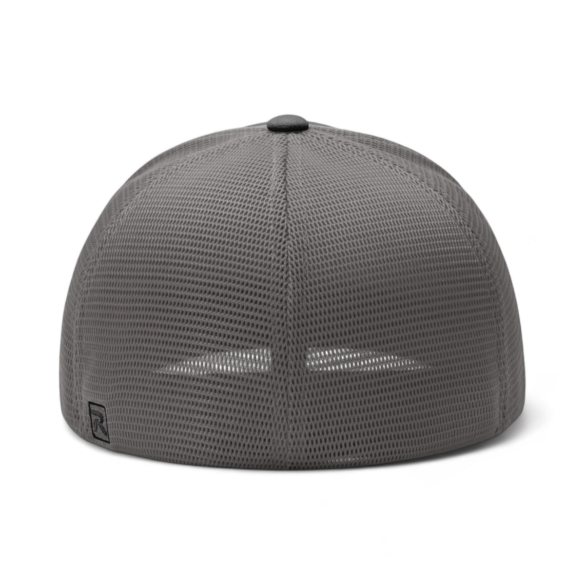 Back view of Richardson 172 custom hat in black and charcoal