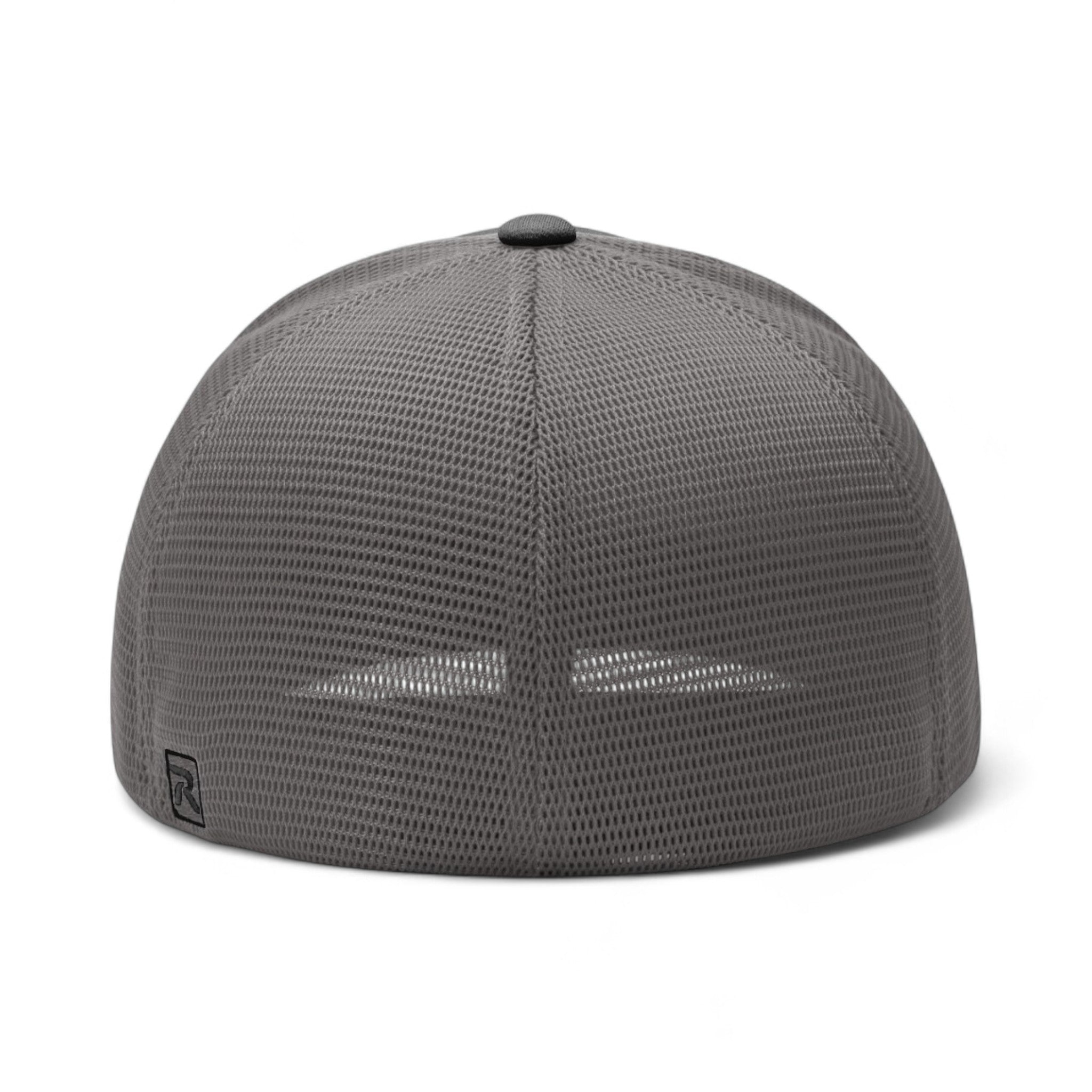 Back view of Richardson 172 custom hat in black and charcoal