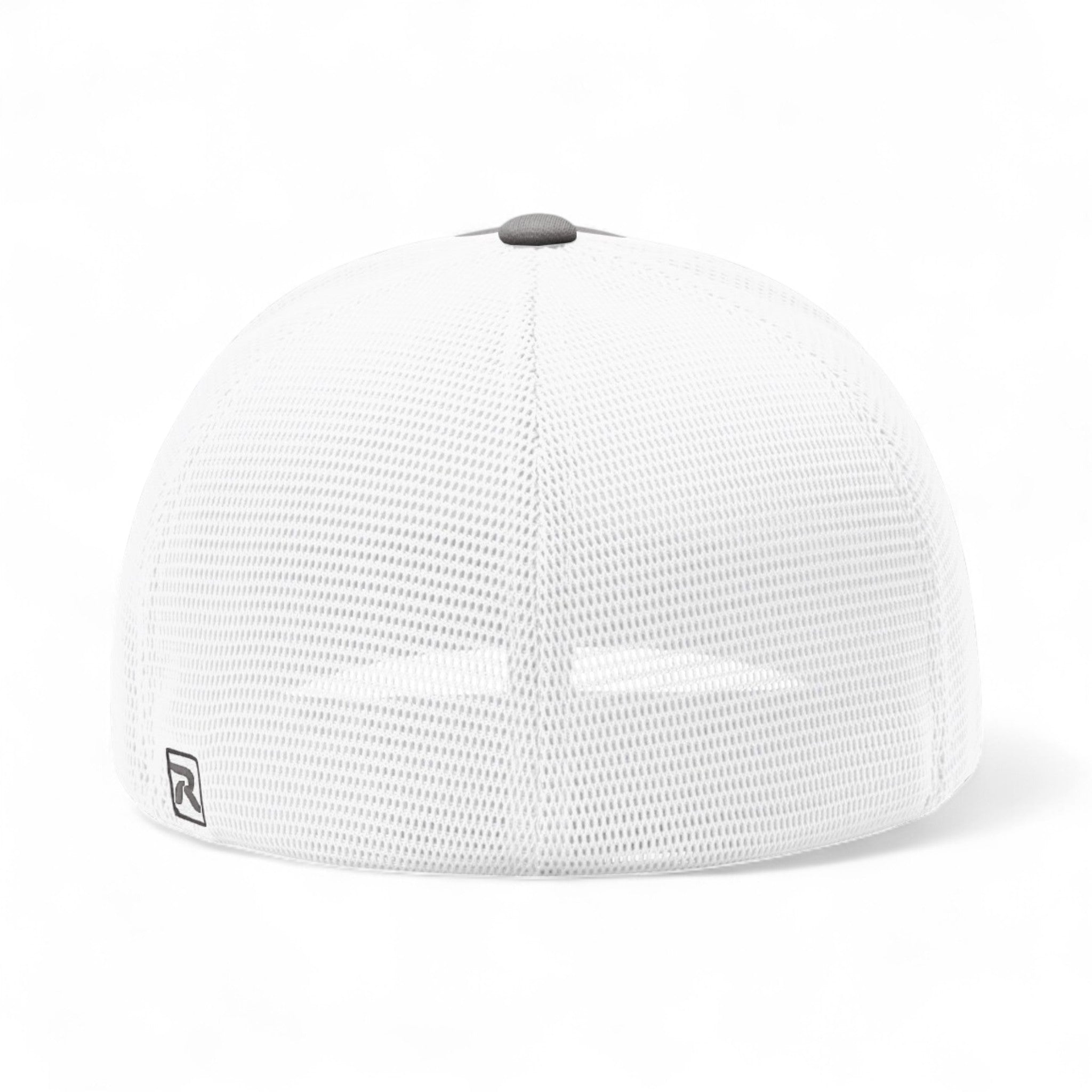 Back view of Richardson 172 custom hat in charcoal and white