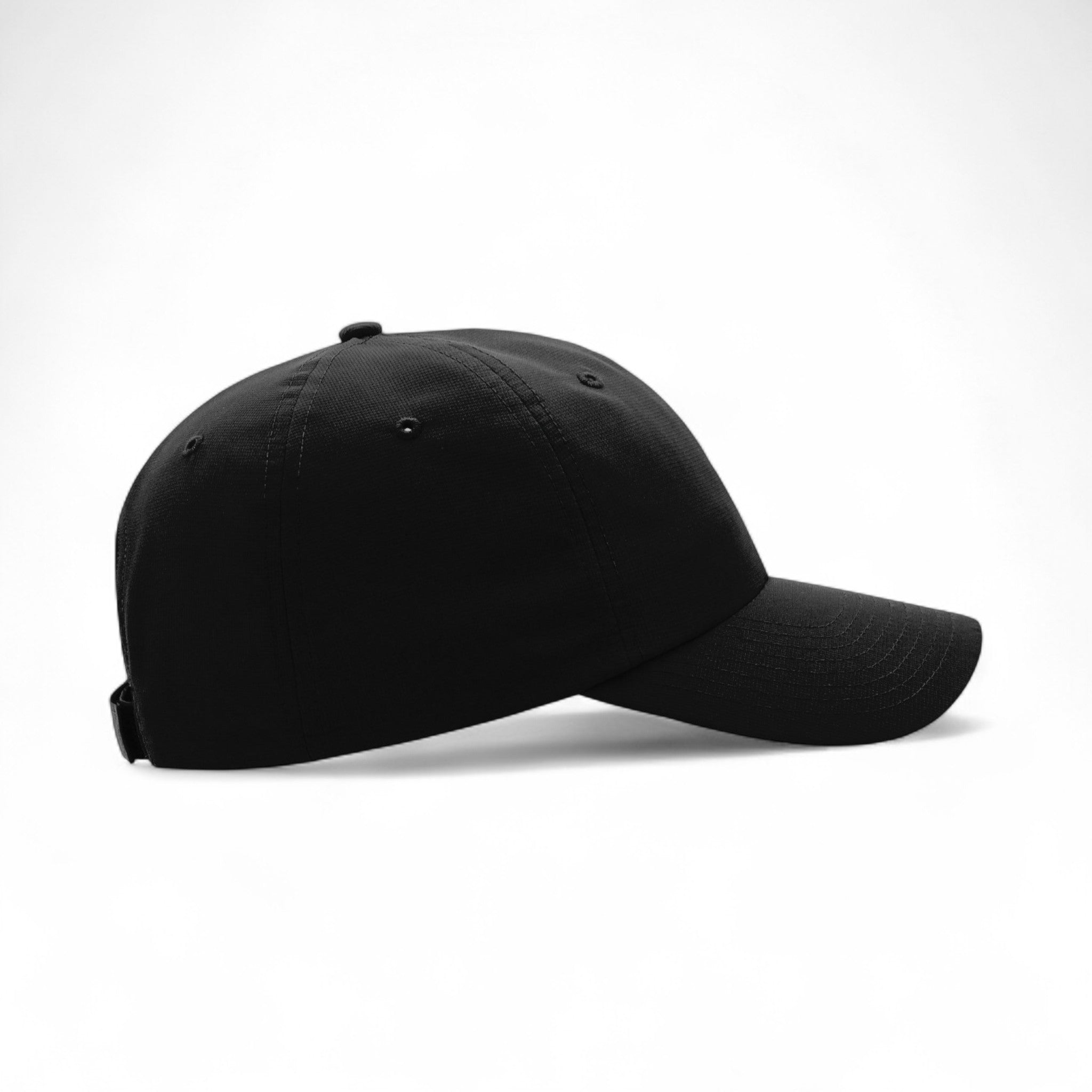 Right side view of Richardson 220 custom hat in black
