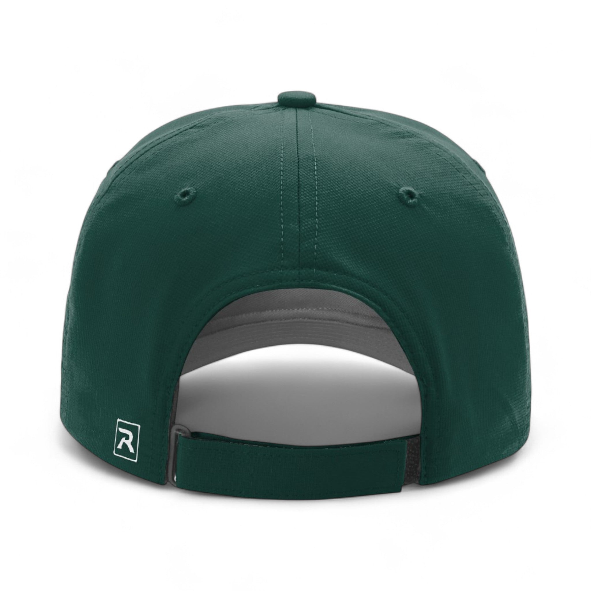 Back view of Richardson 220 custom hat in dark green