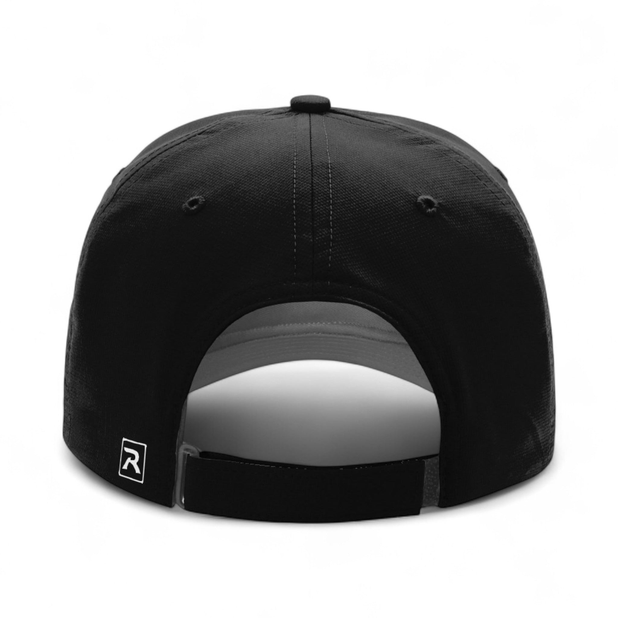 Back view of Richardson 225 custom hat in black