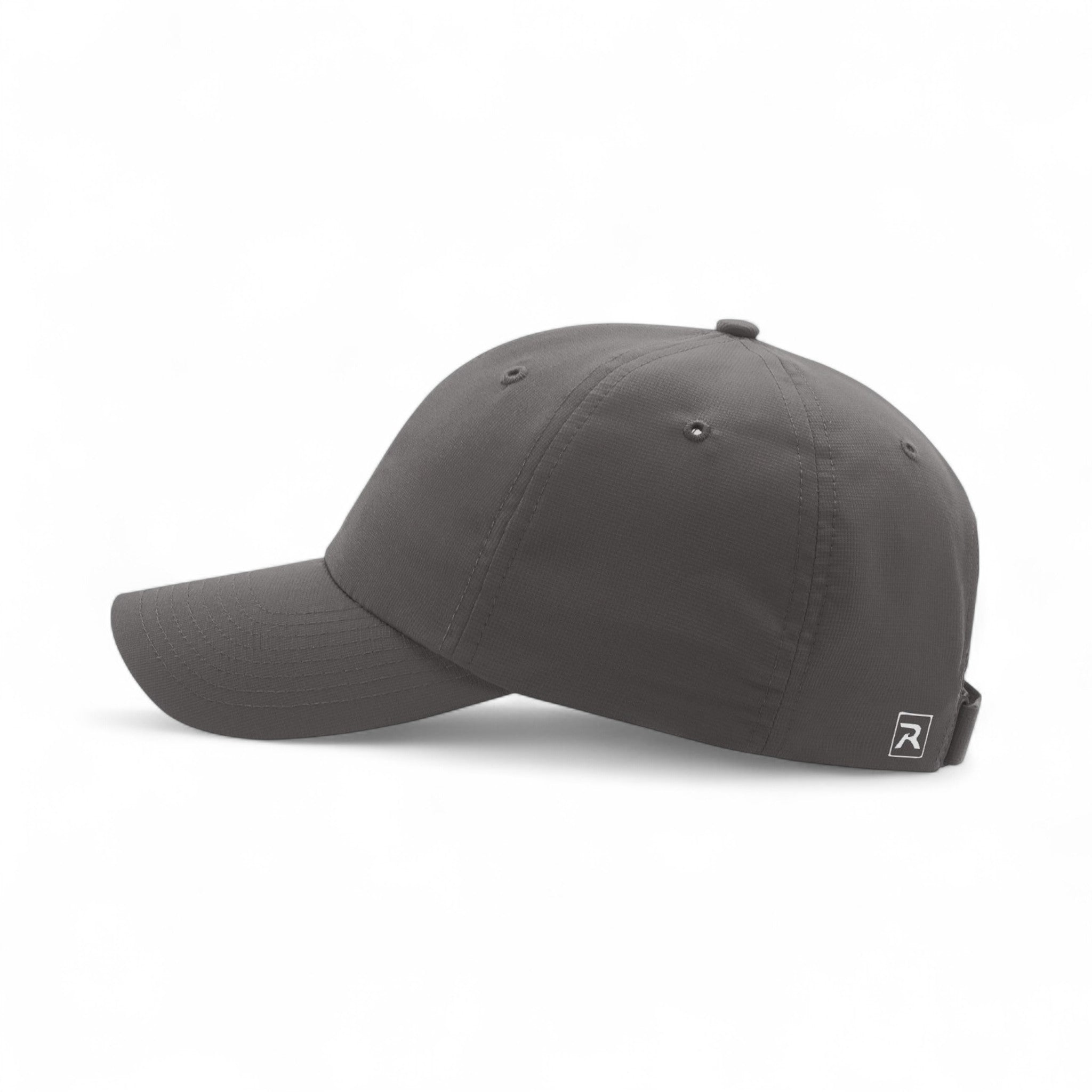 Left side view of Richardson 225 custom hat in charcoal