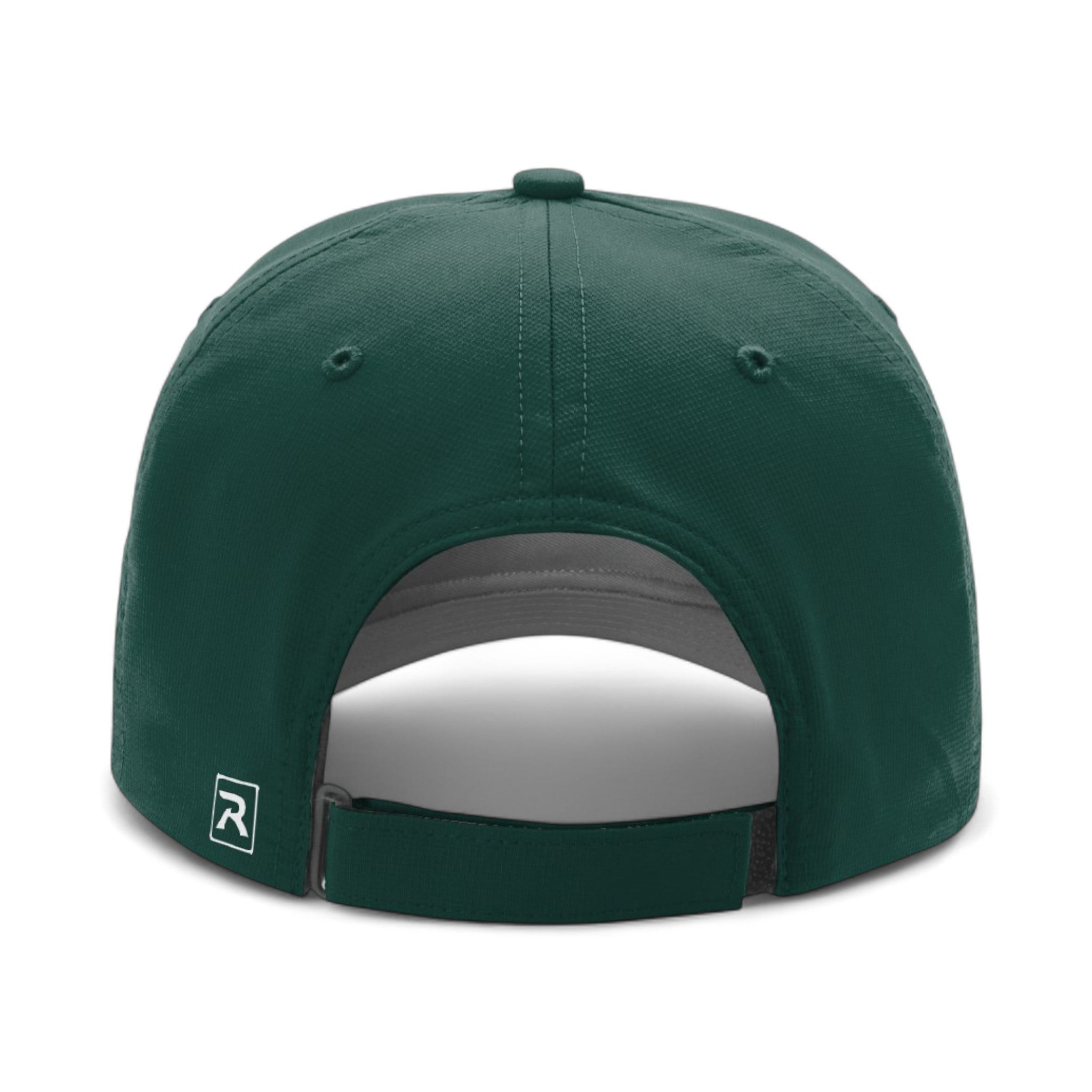 Back view of Richardson 225 custom hat in dark green