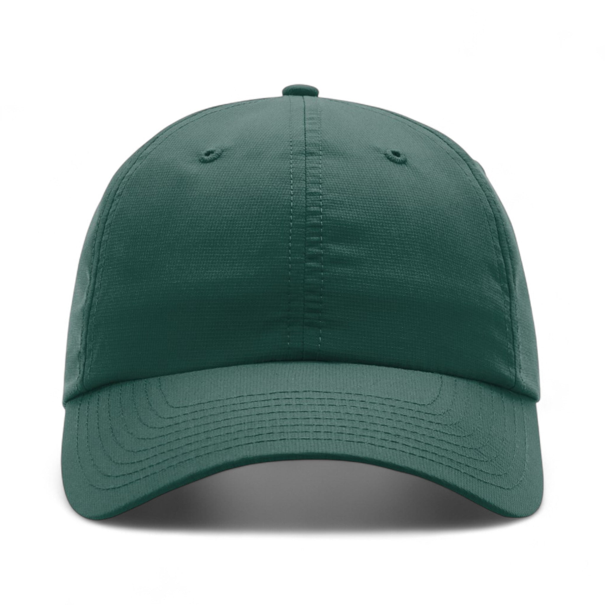 Front view of Richardson 225 custom hat in dark green