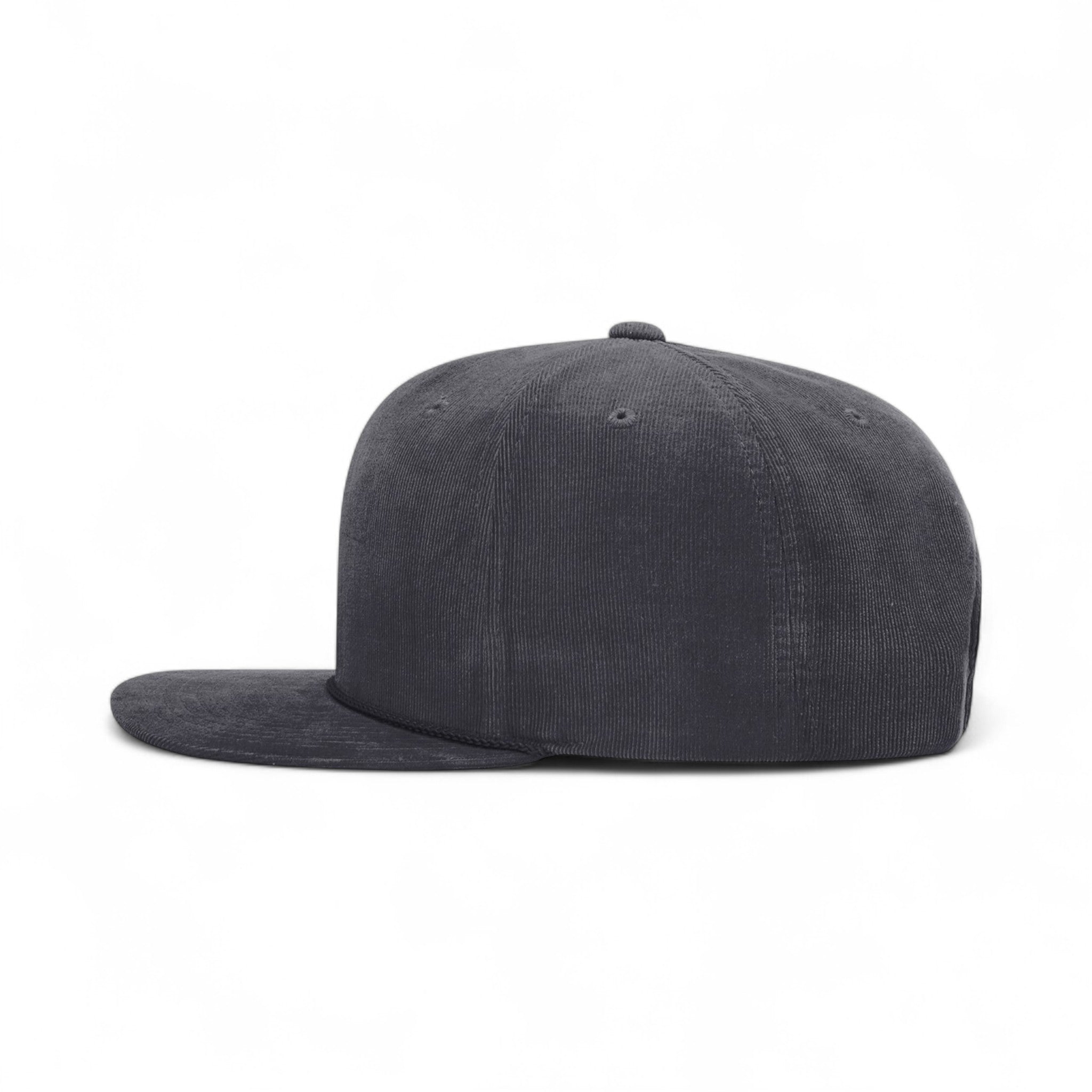Left side view of Richardson 253 custom hat in navy