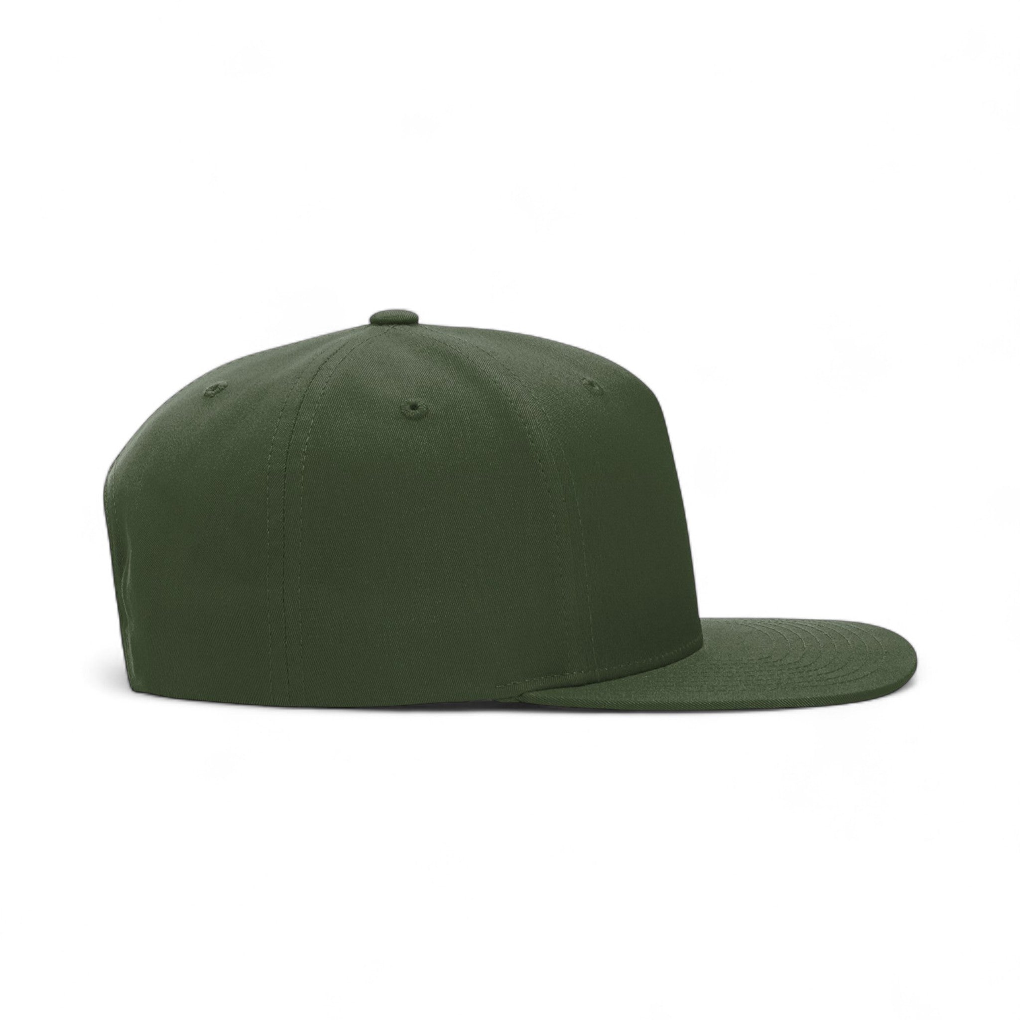 Right side view of Richardson 255 custom hat in army olive