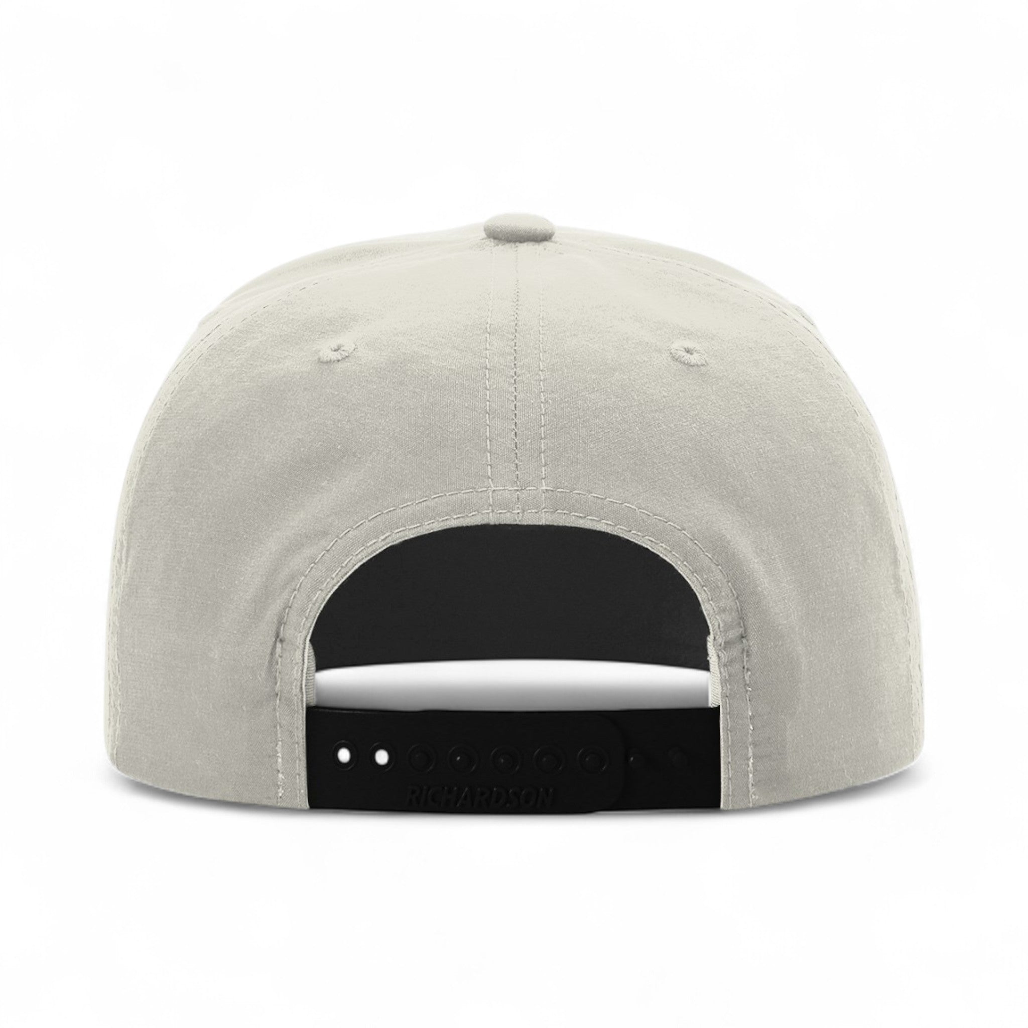 Back view of Richardson 256 custom hat in birch and black