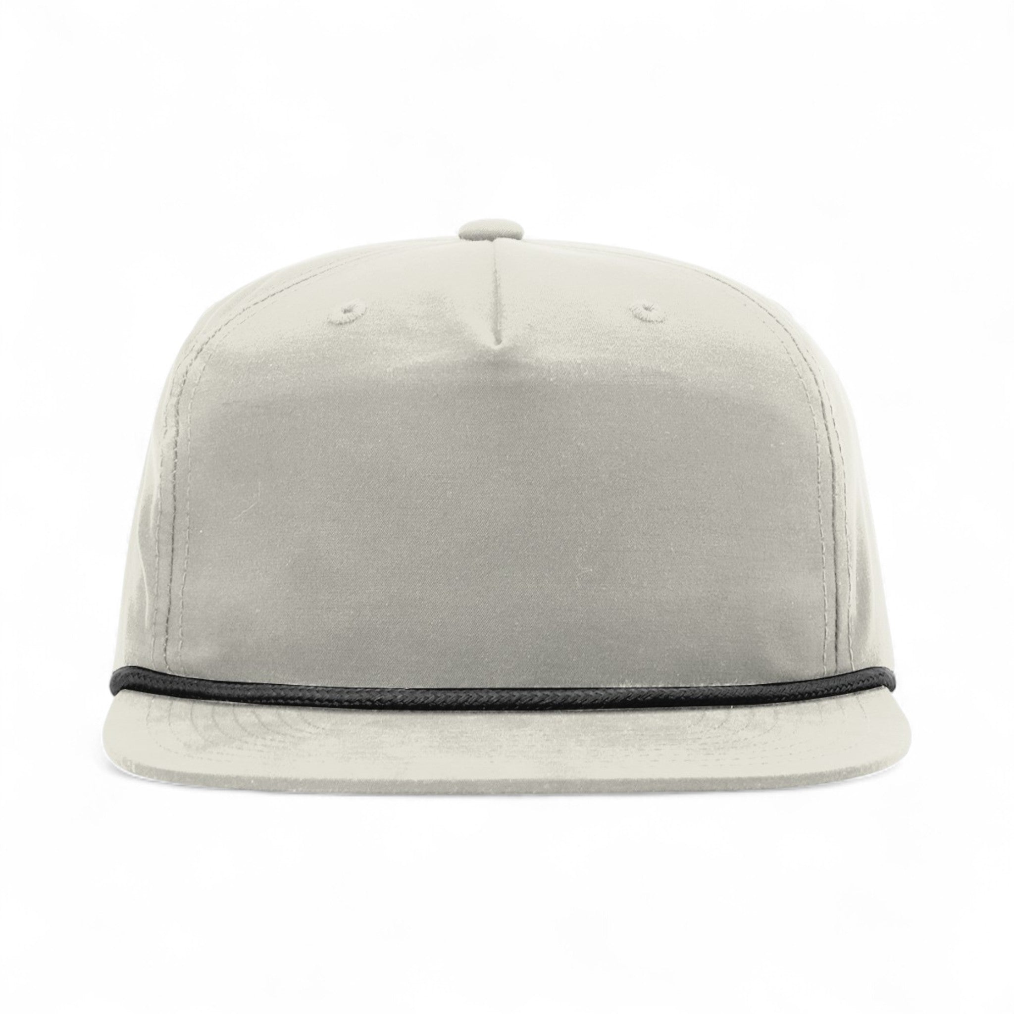 Front view of Richardson 256 custom hat in birch and black