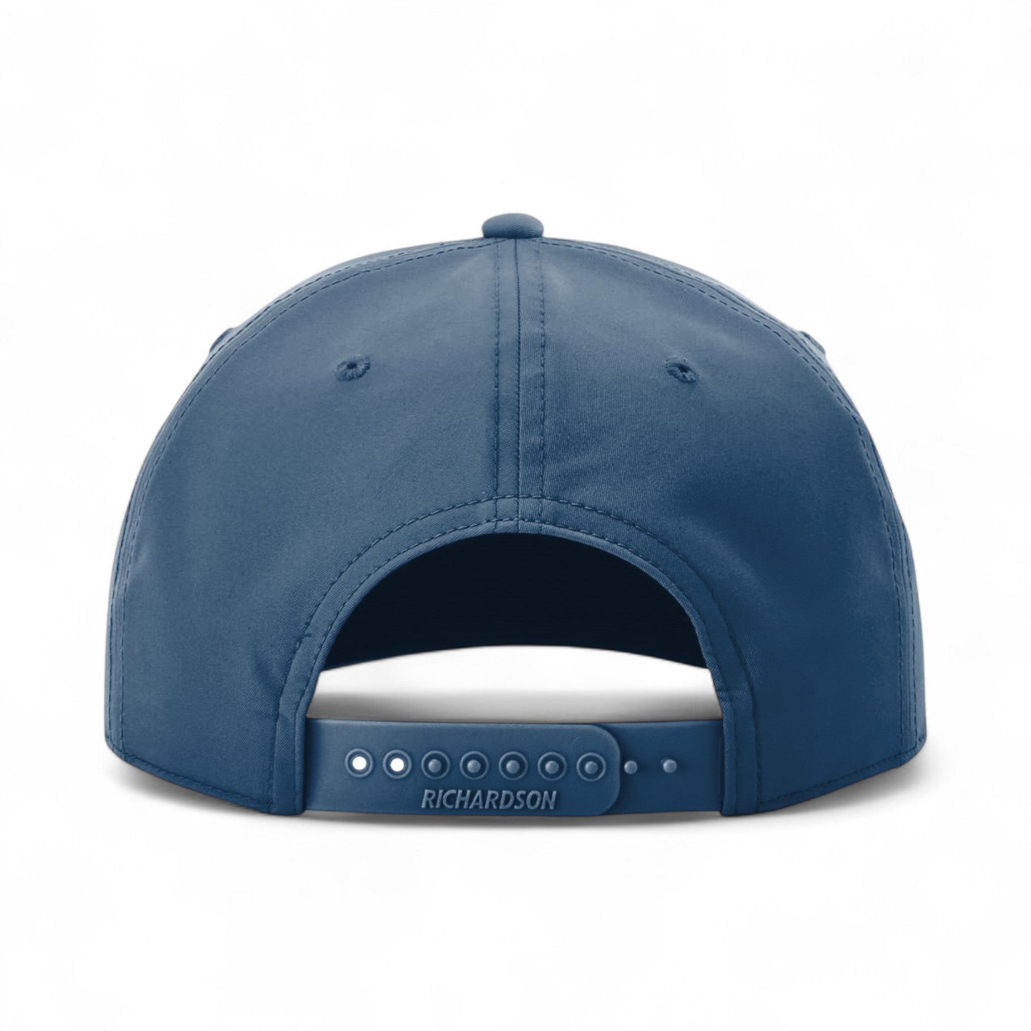 Back view of Richardson 258 custom hat in light blue and white