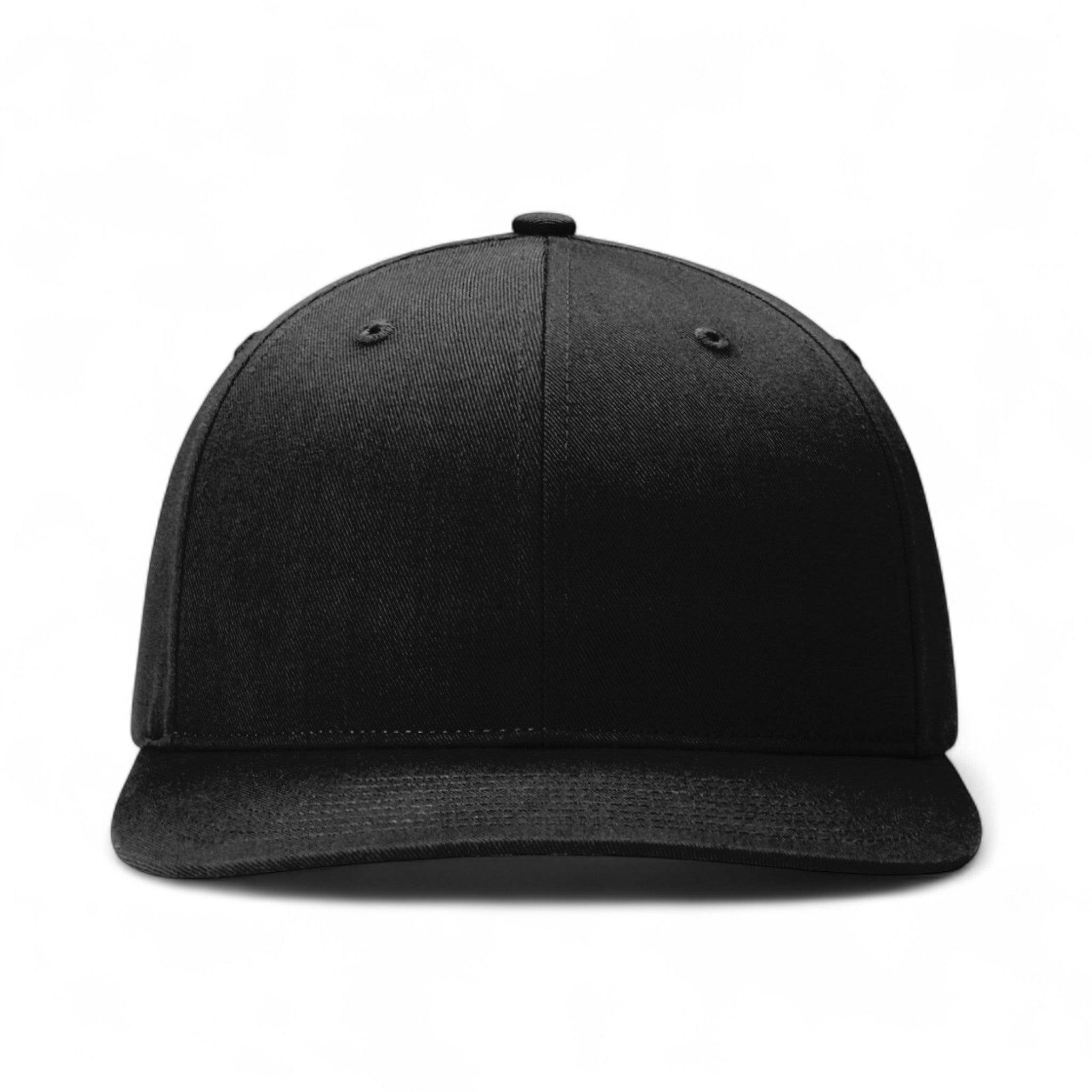 Front view of Richardson 312 custom hat in black