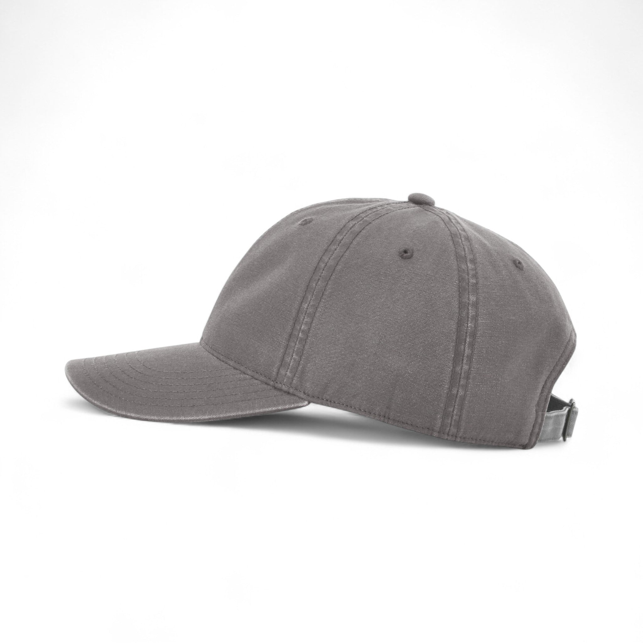 Left side view of Richardson 324RE custom hat in dark grey