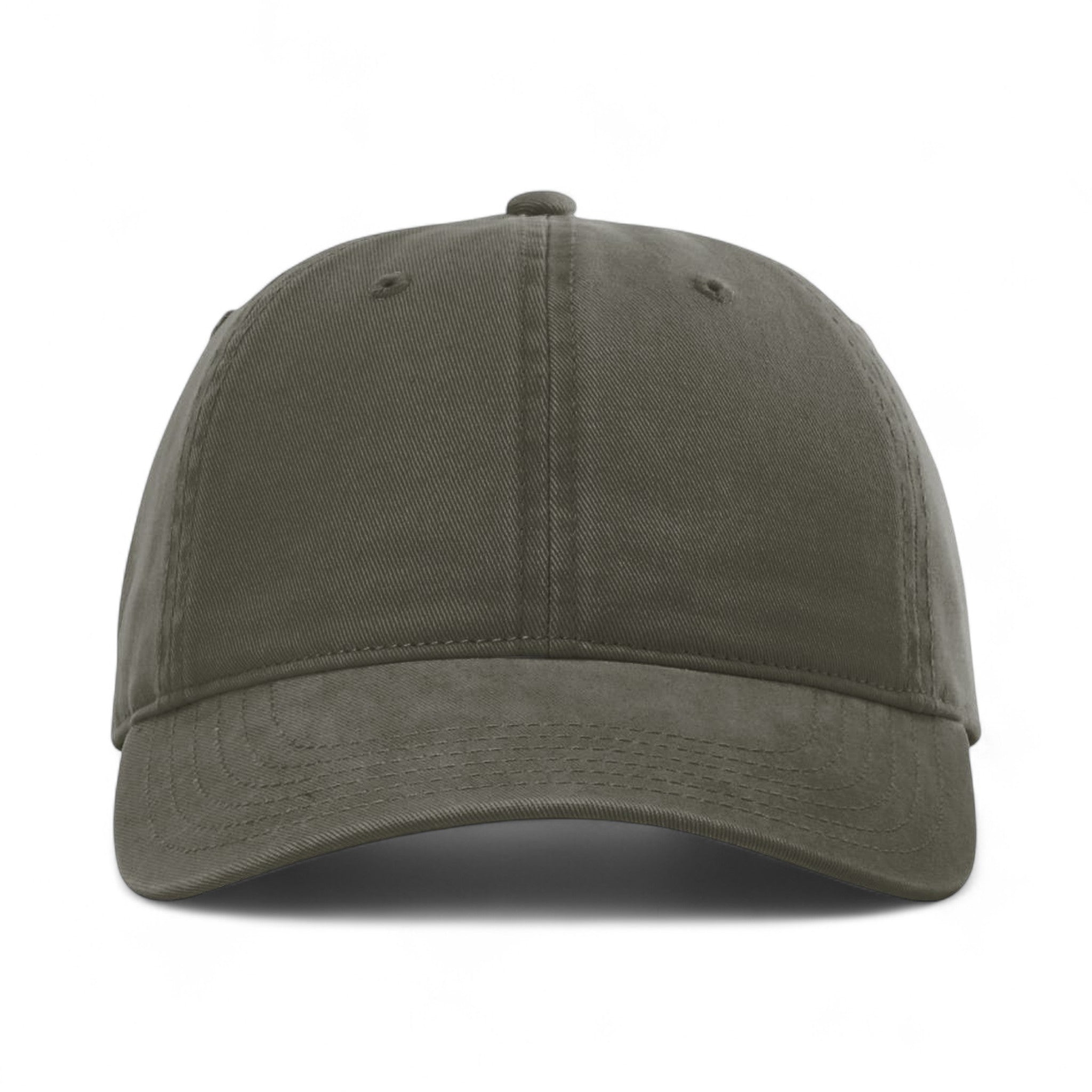 Front view of Richardson 326 custom hat in army green