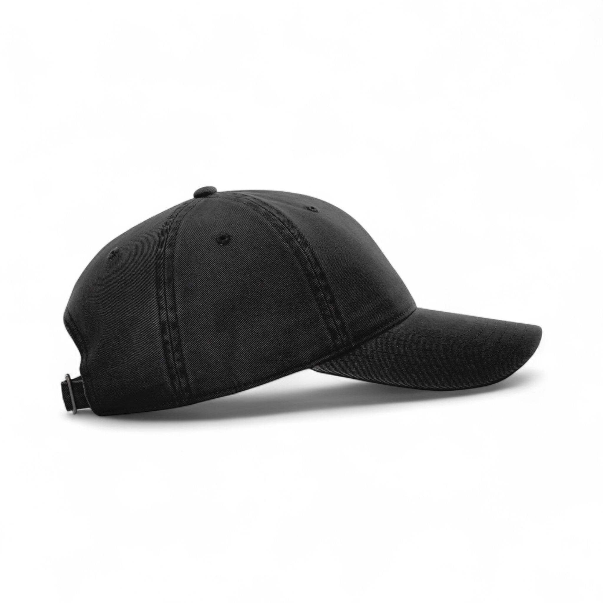 Right side view of Richardson 326 custom hat in black