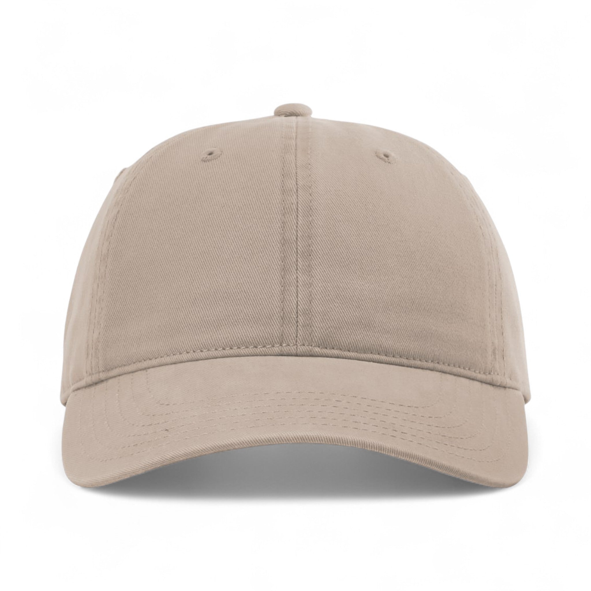 Front view of Richardson 326 custom hat in dark khaki