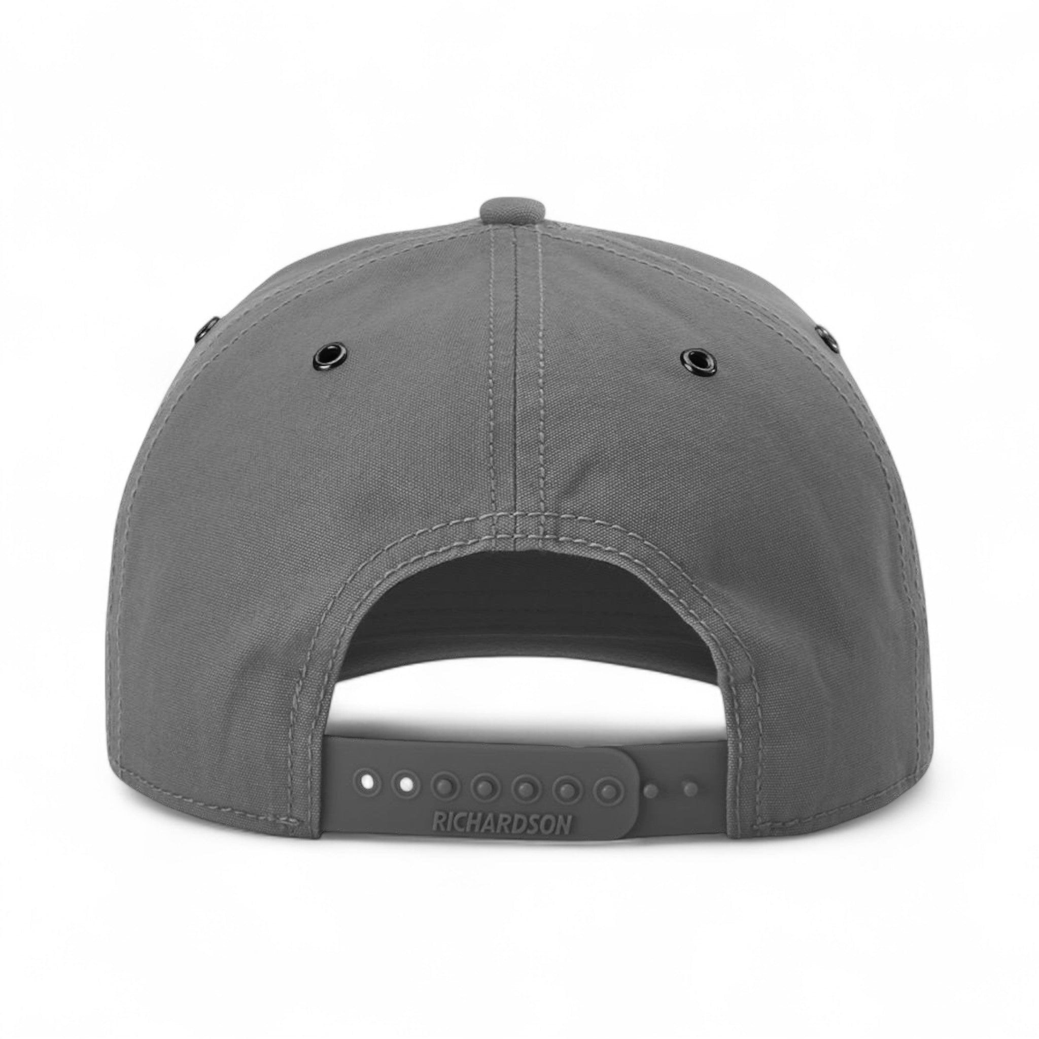 Back view of Richardson 336 custom hat in dark grey