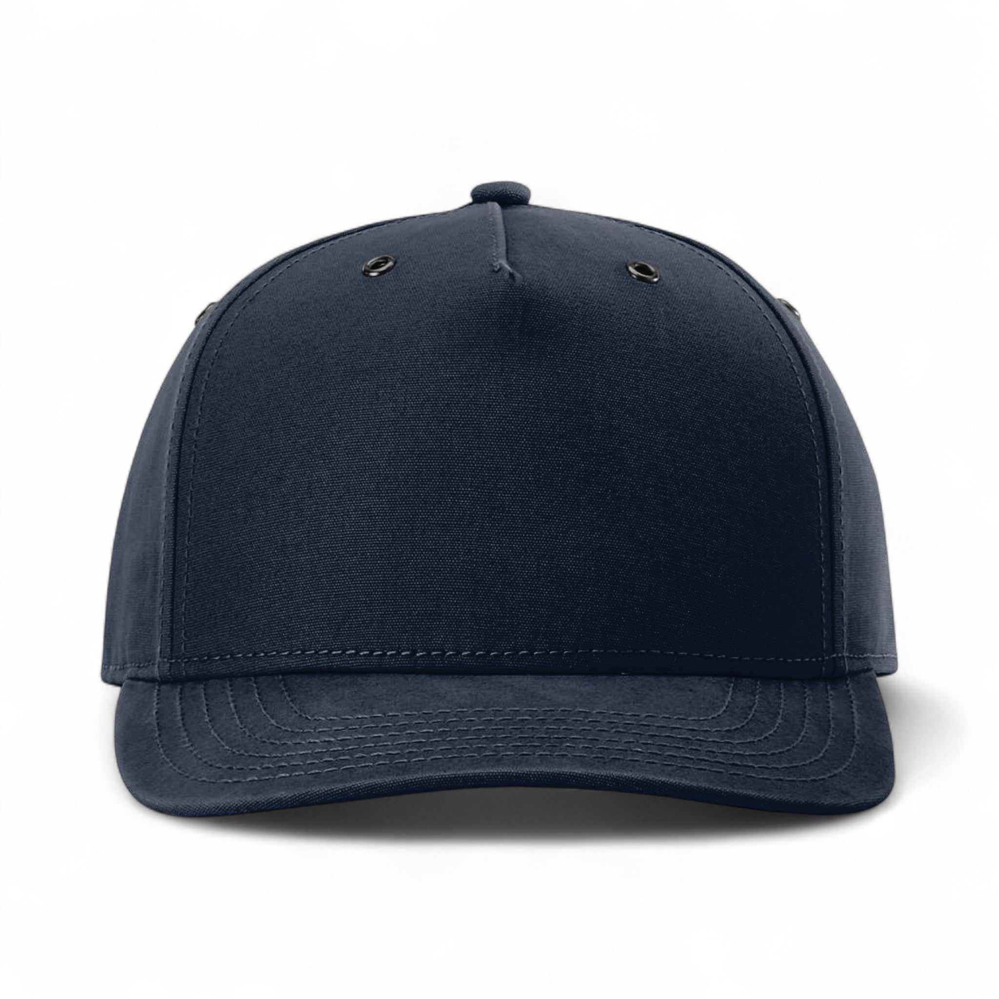 Front view of Richardson 336 custom hat in navy