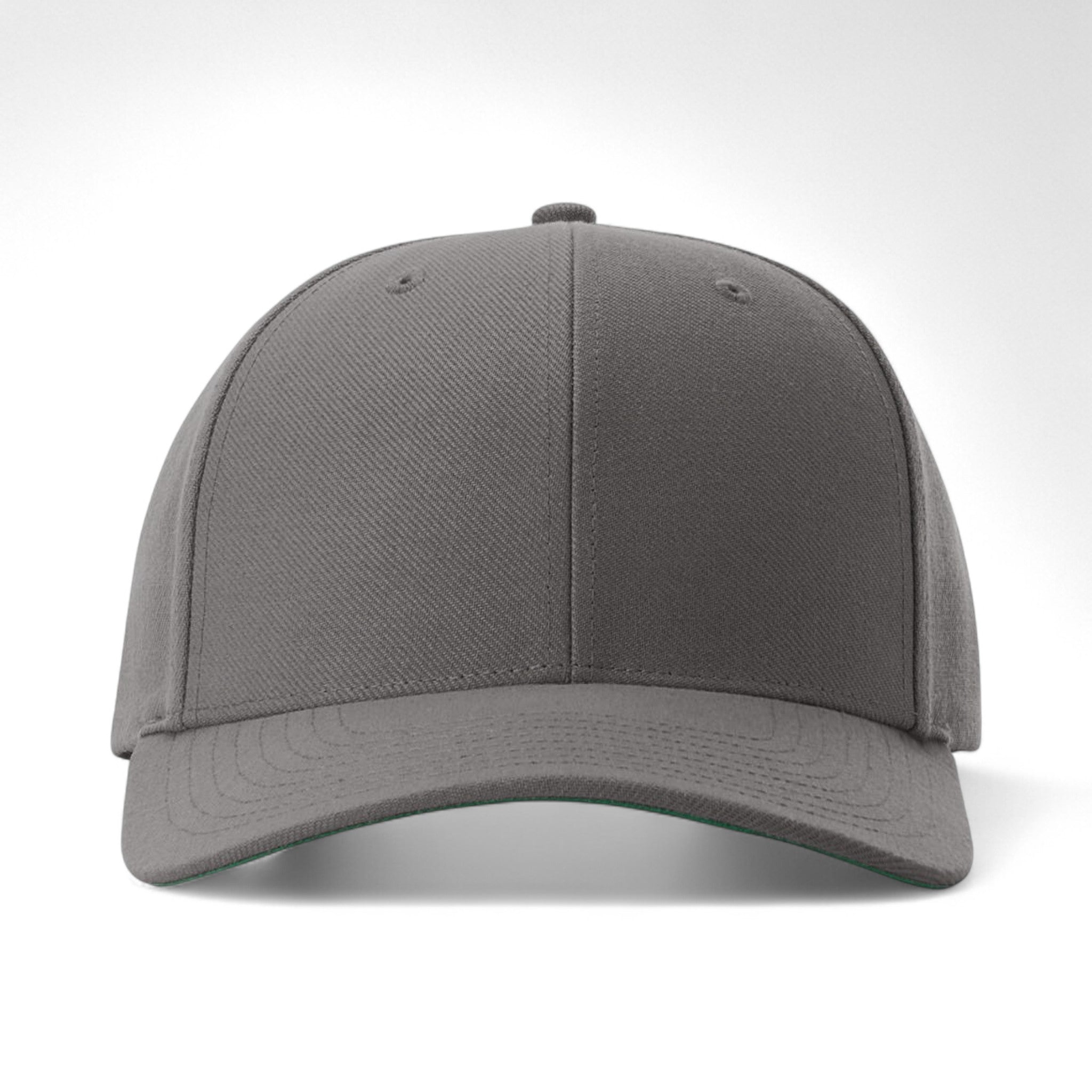 Front view of Richardson 512 custom hat in charcoal