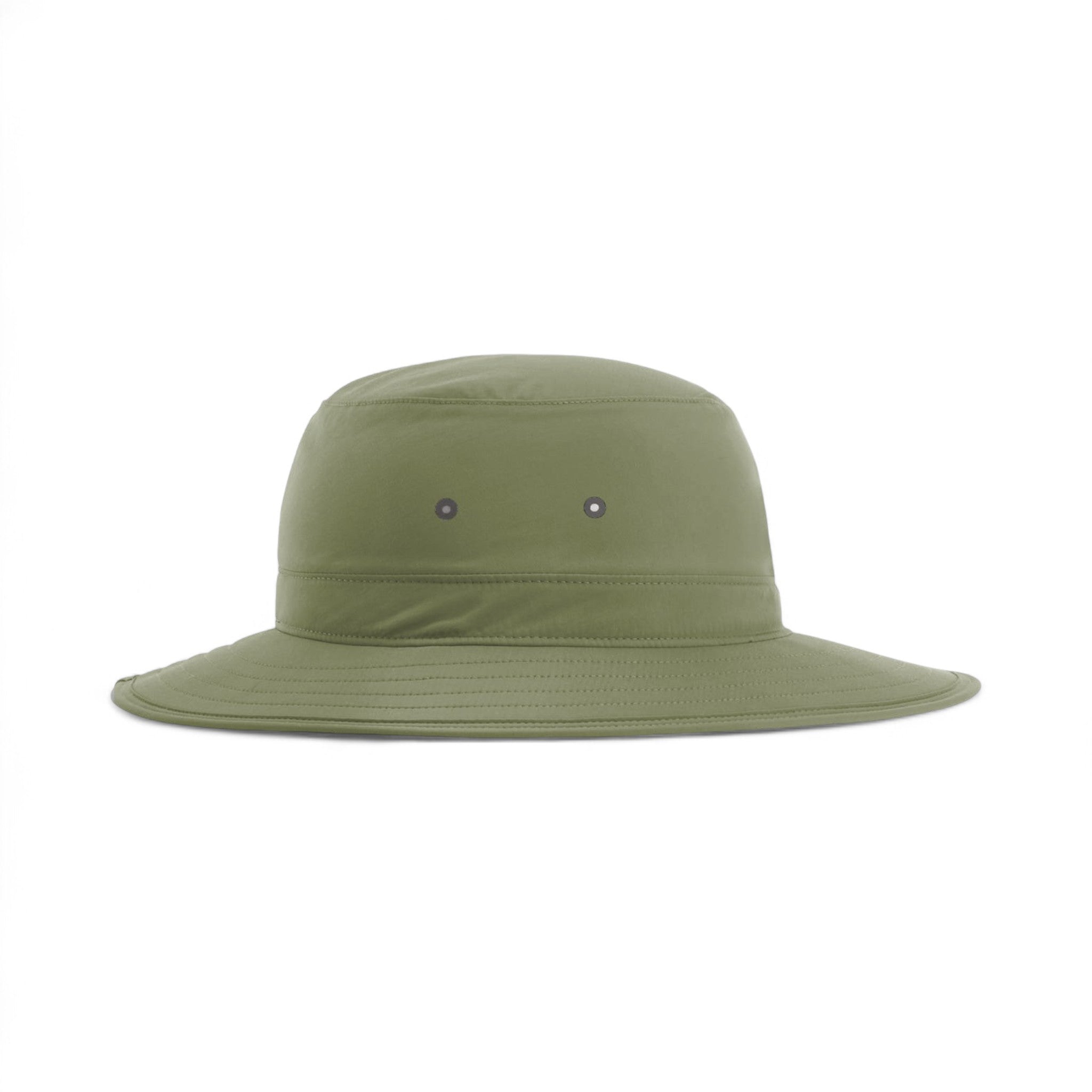 Right side view of Richardson 909 custom hat in moss green