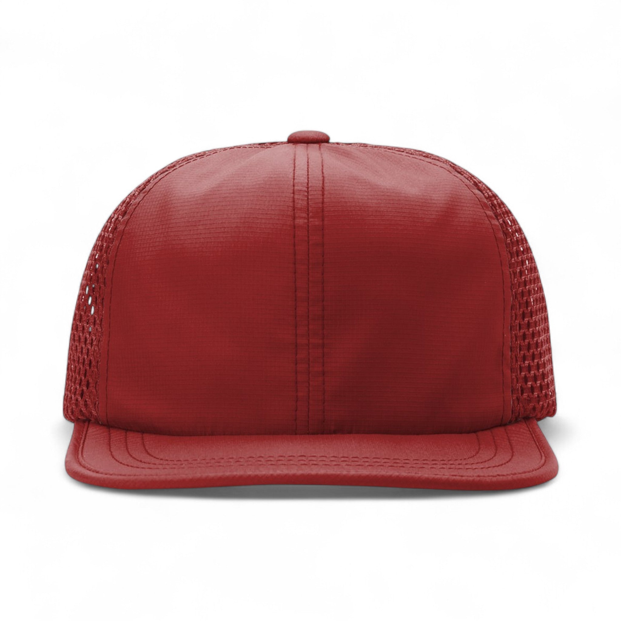 Front view of Richardson 935 custom hat in cardinal