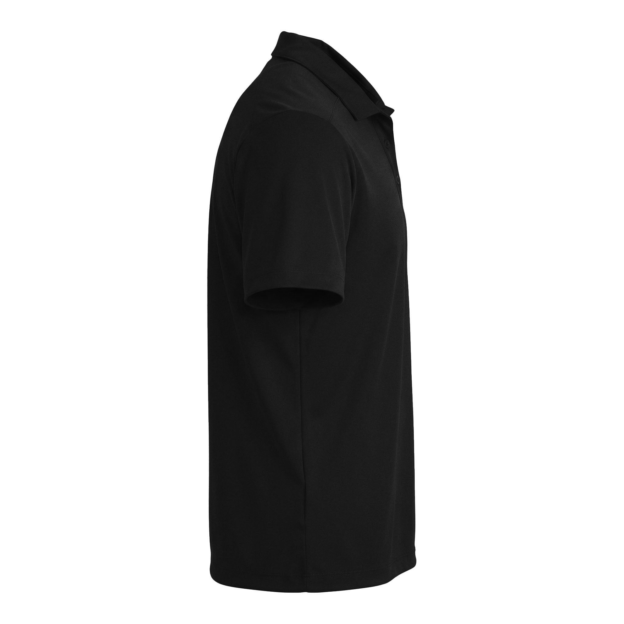 Sport-Tek ST520 custom polo in black, right side view