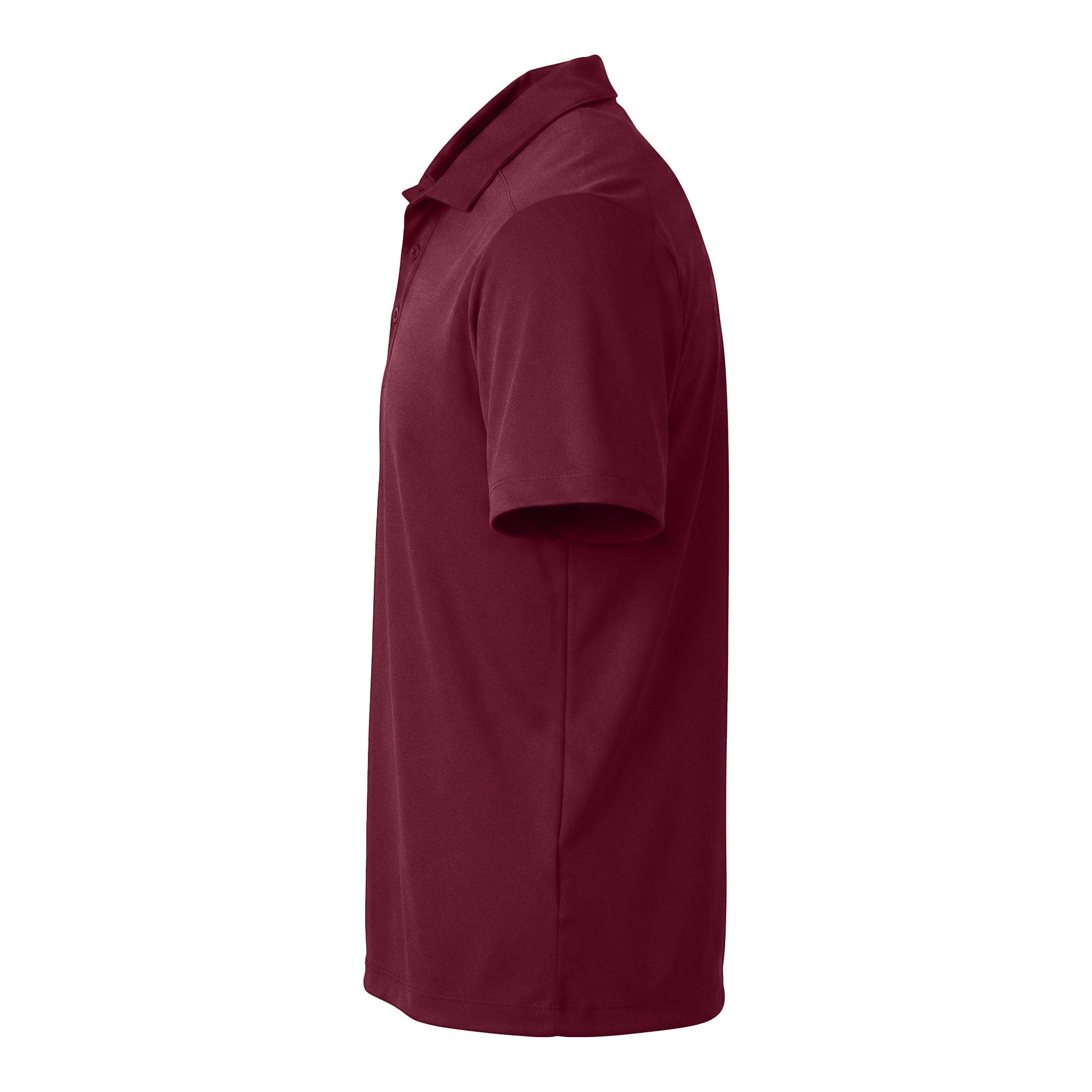 Sport-Tek ST520 custom polo in cardinal, left side view