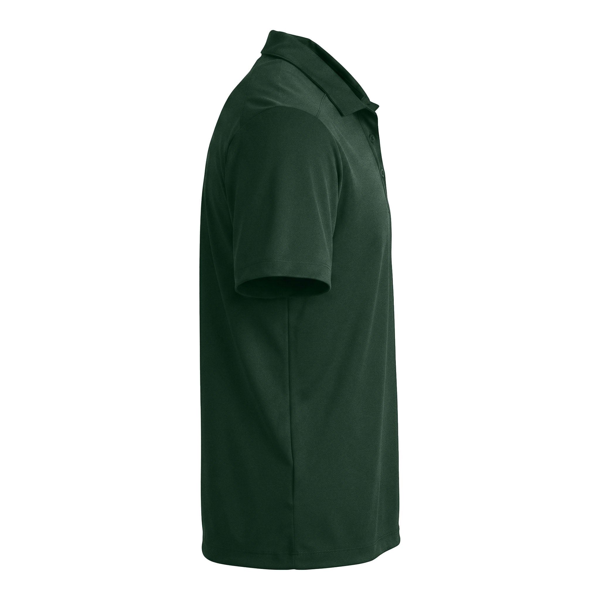 Sport-Tek ST520 custom polo in forest green, right side view
