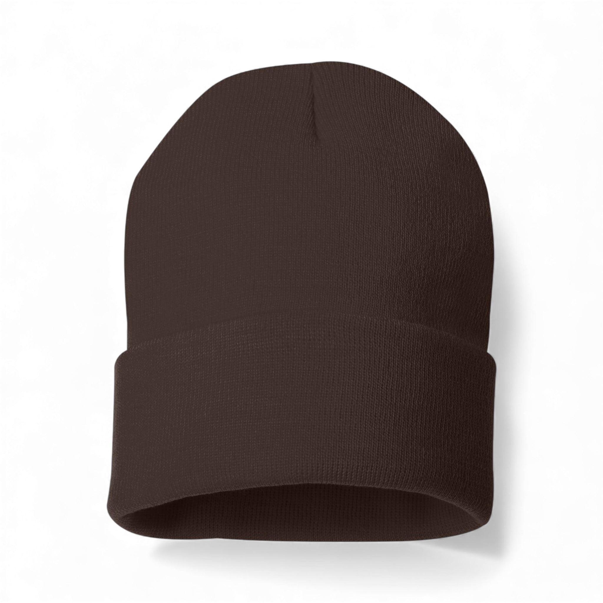 Back view of Sportsman SP12 custom hat in brown