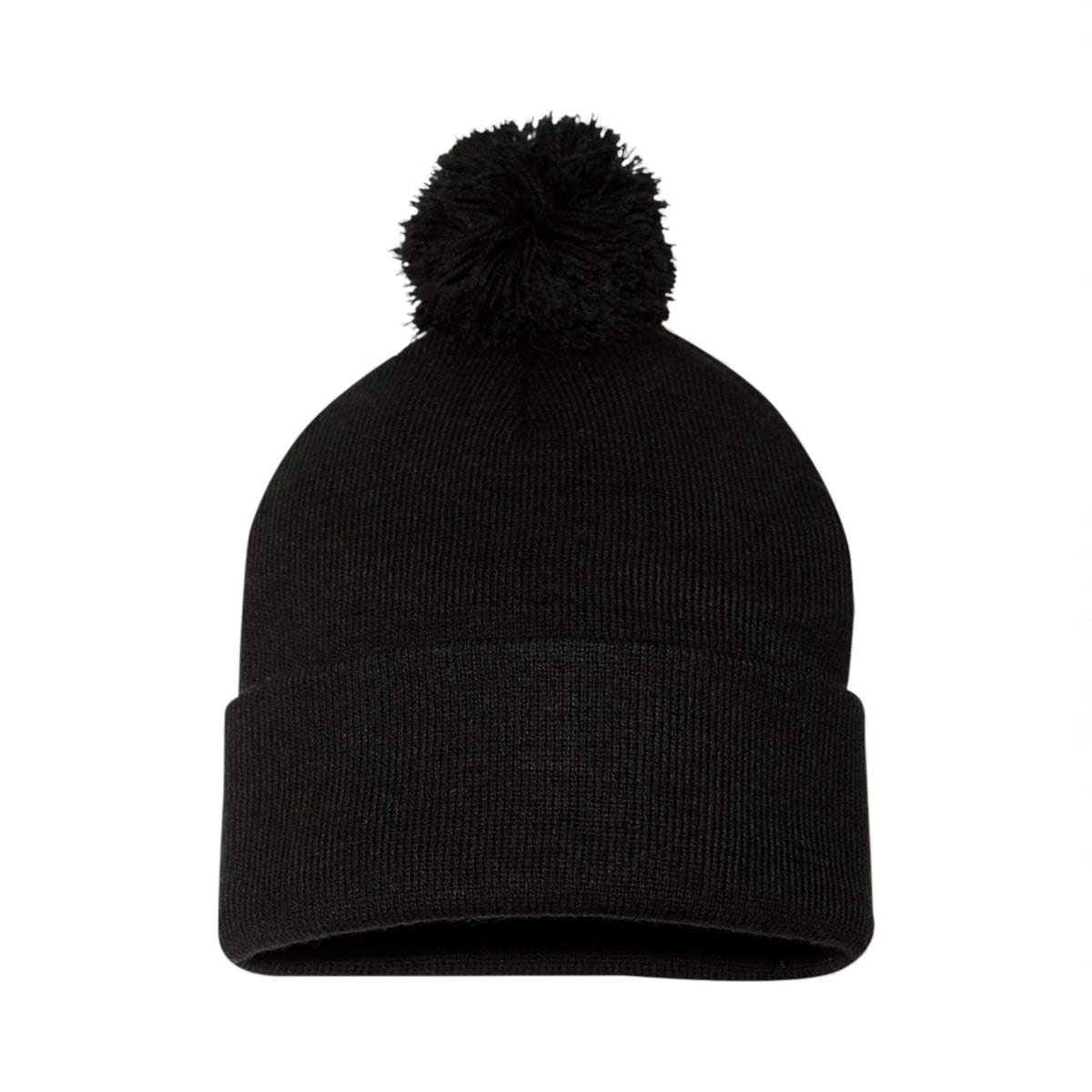 Back view of Sportsman SP15 custom hat in black