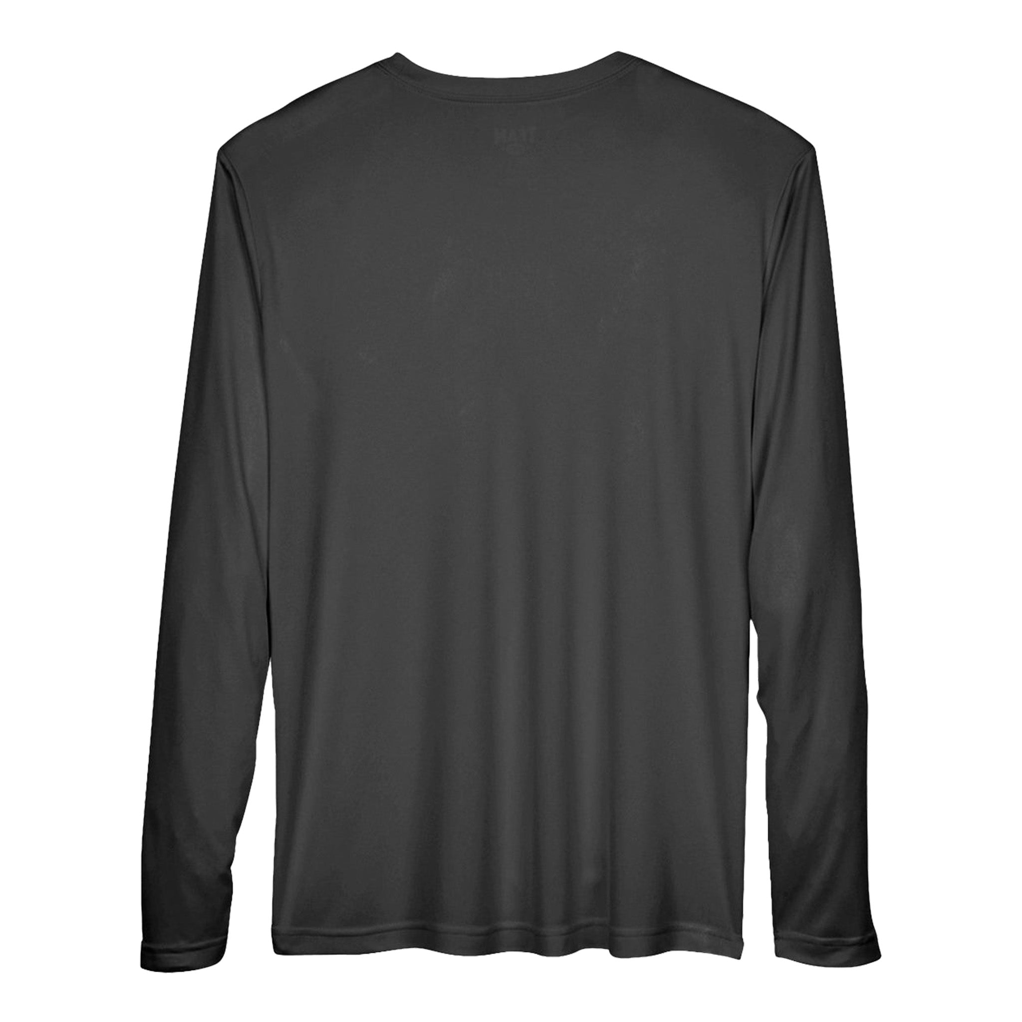 Team 365 TT11L custom long sleeve t-shirt in black, back view